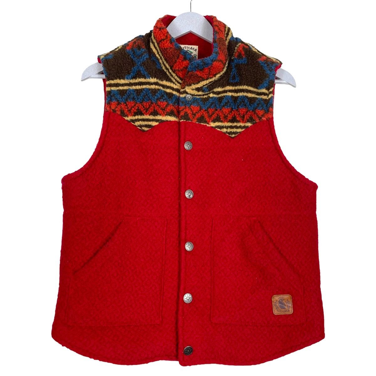 💥TITICACA JAPAN NAVAJO BUTTON VEST