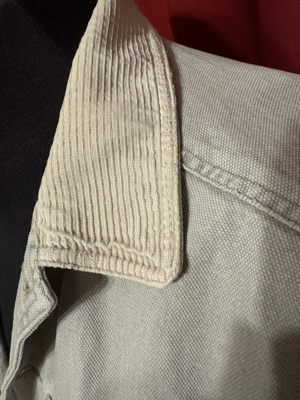 Vintage Vintage BaLance Beige Jean Jacket 90s Distressed Denim Grail Size US M / EU 48-50 / 2 - 3 Thumbnail