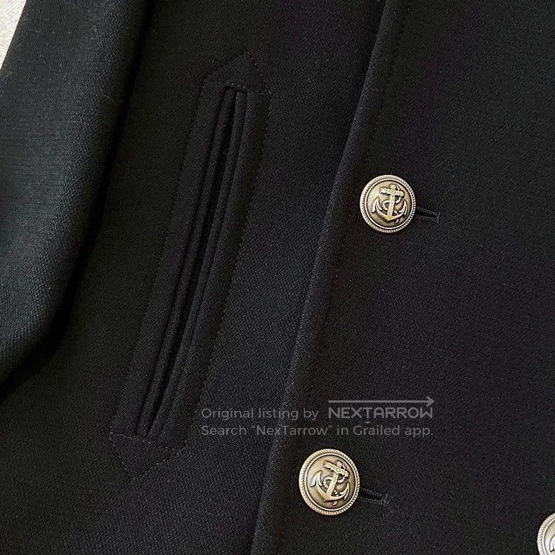 Saint Laurent Paris Saint Laurent Paris Navy anchor gold button coat Size XS / US 0-2 / IT 36-38 - 5 Thumbnail