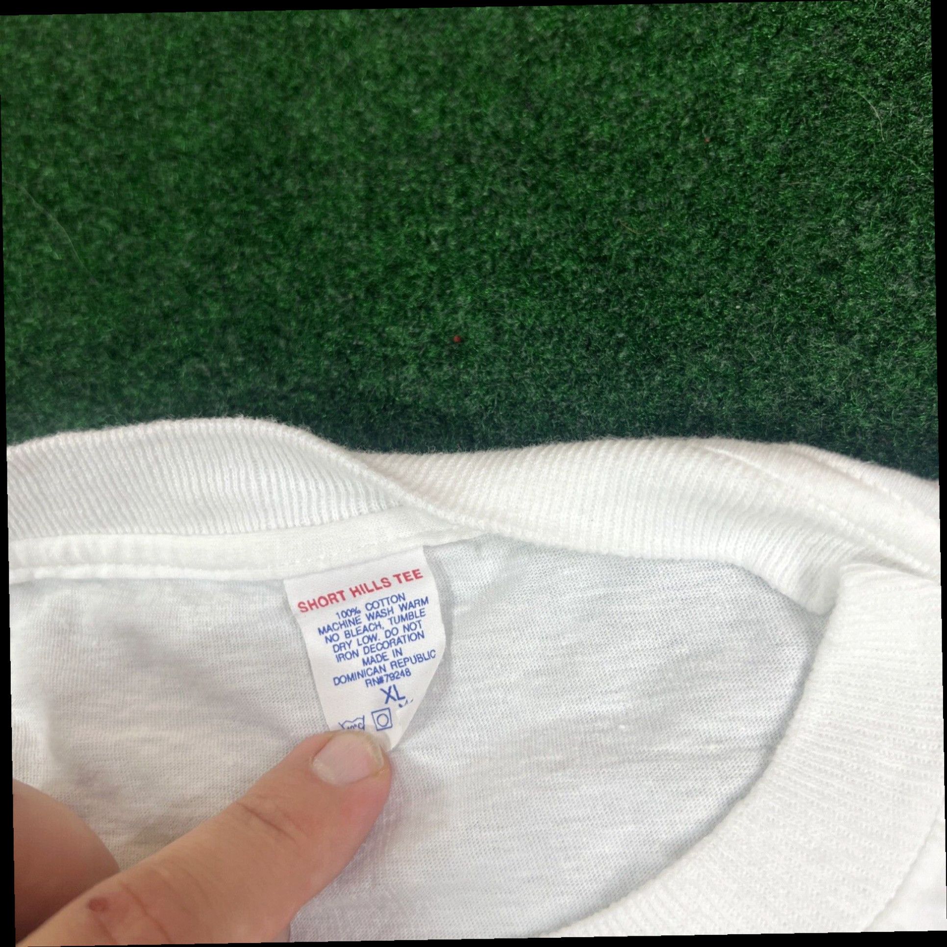 Logo 7 Vintage 80s Biaxin Clarithromycin Logo Promo White Single Stitched Graphic Tee Size US XL / EU 56 / 4 - 4 Thumbnail