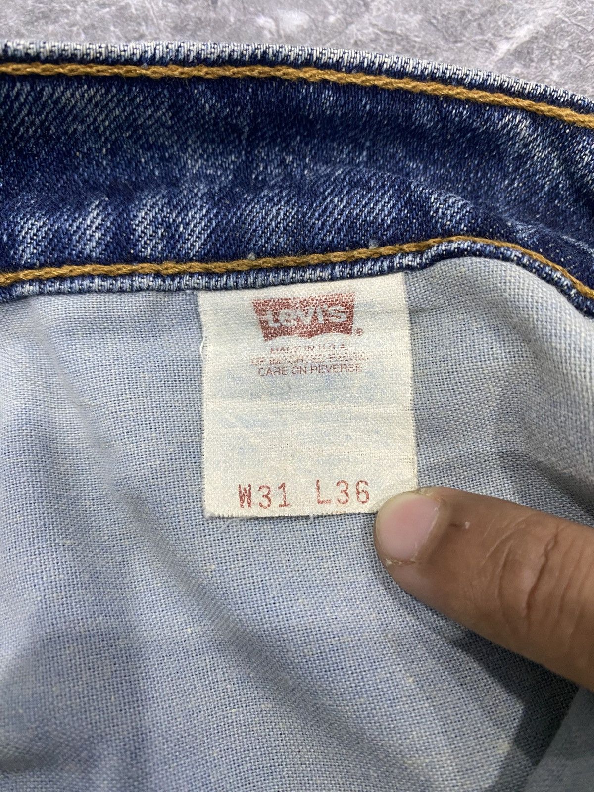 Levi's Vintage Clothing Vintage Levi’s 519 Distressed Denim Jeans Size US 30 / EU 46 - 12 Thumbnail