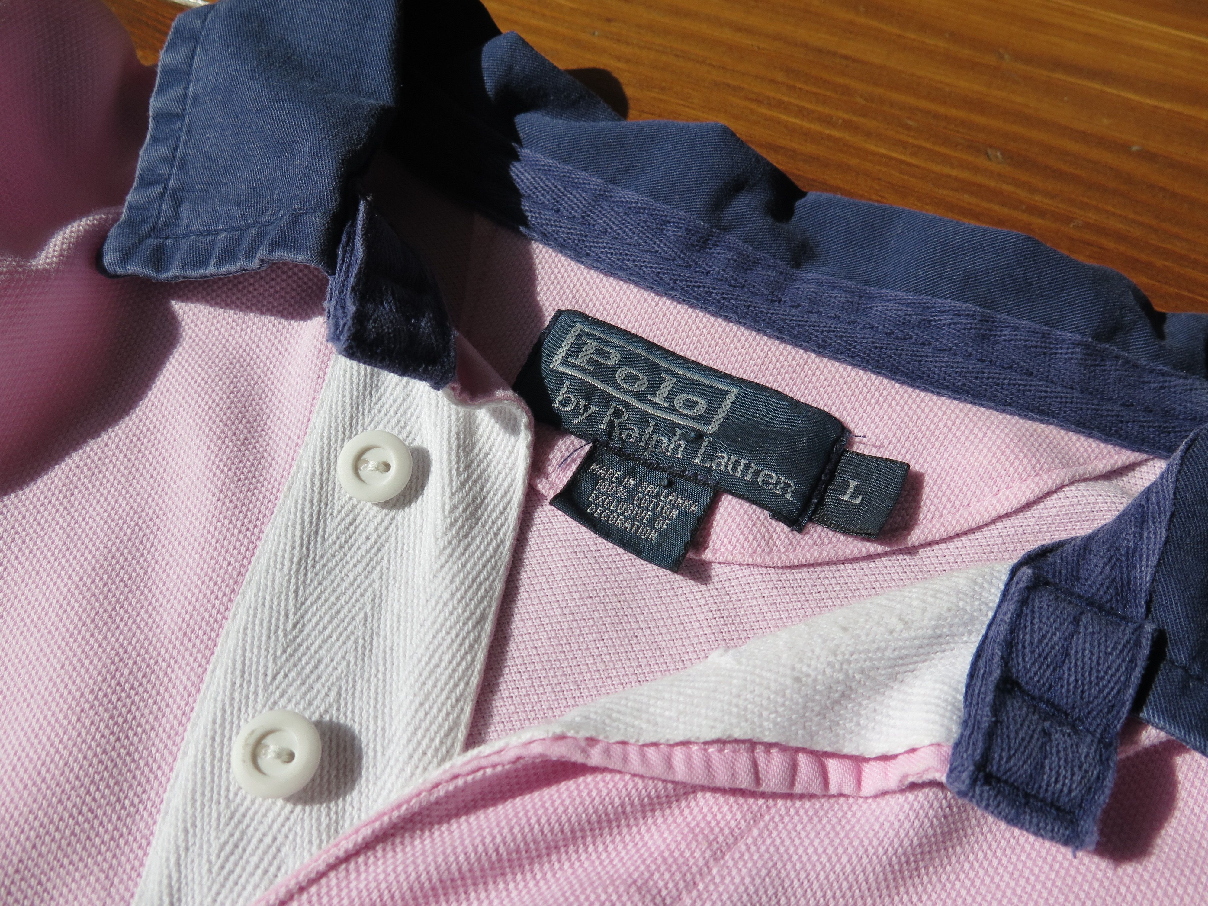 Polo Ralph Lauren × Ralph Lauren Pink Rugby OG POLO Size US L / EU 52-54 / 3 - 2 Thumbnail