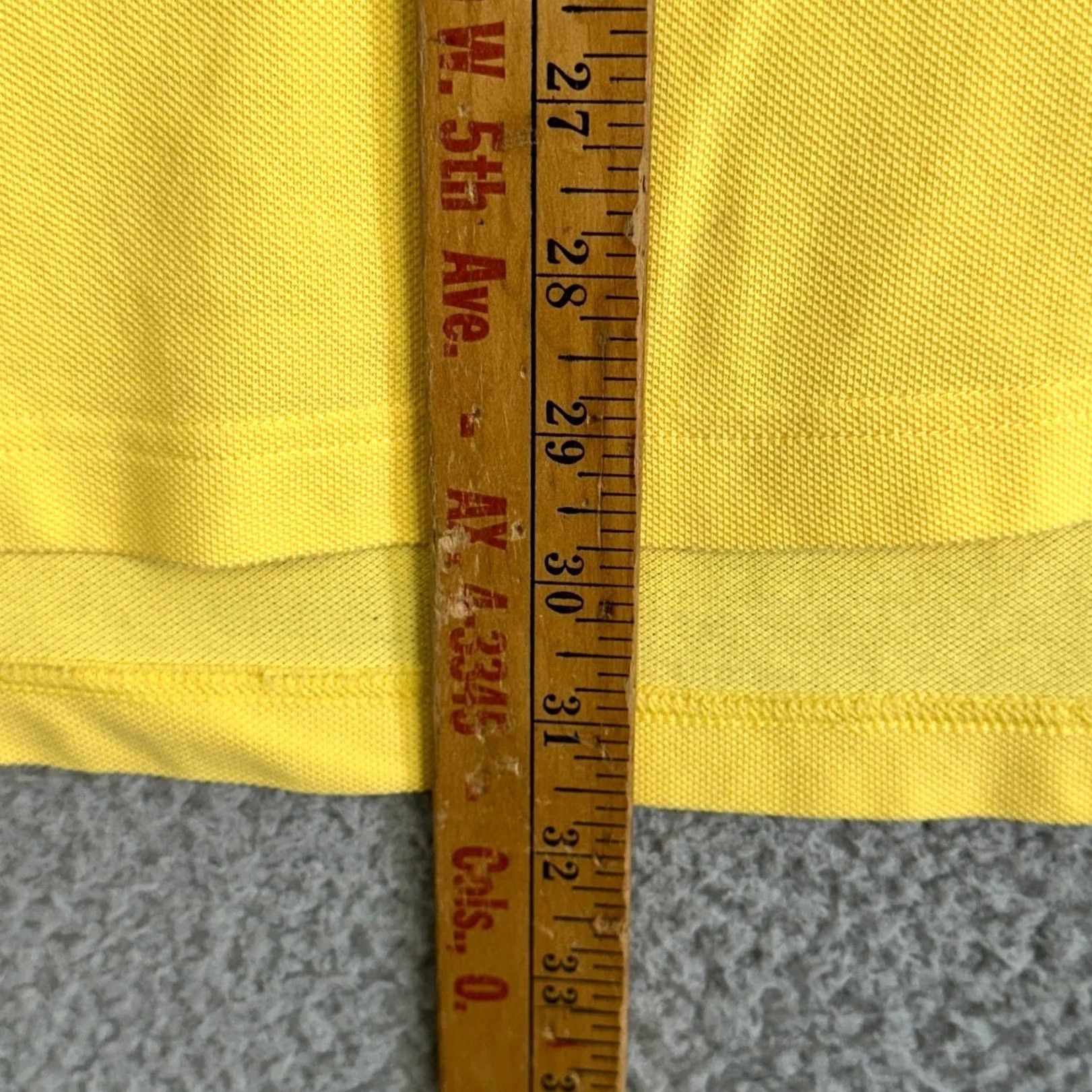 Brooks Brothers Brooks Brothers Performance Polo Shirt Men XL Yellow Solid Short Sleeve Collared Button Embroidered Logo Original Fit Golf Summer Casual Mens Size US XL / EU 56 / 4 - 6 Thumbnail
