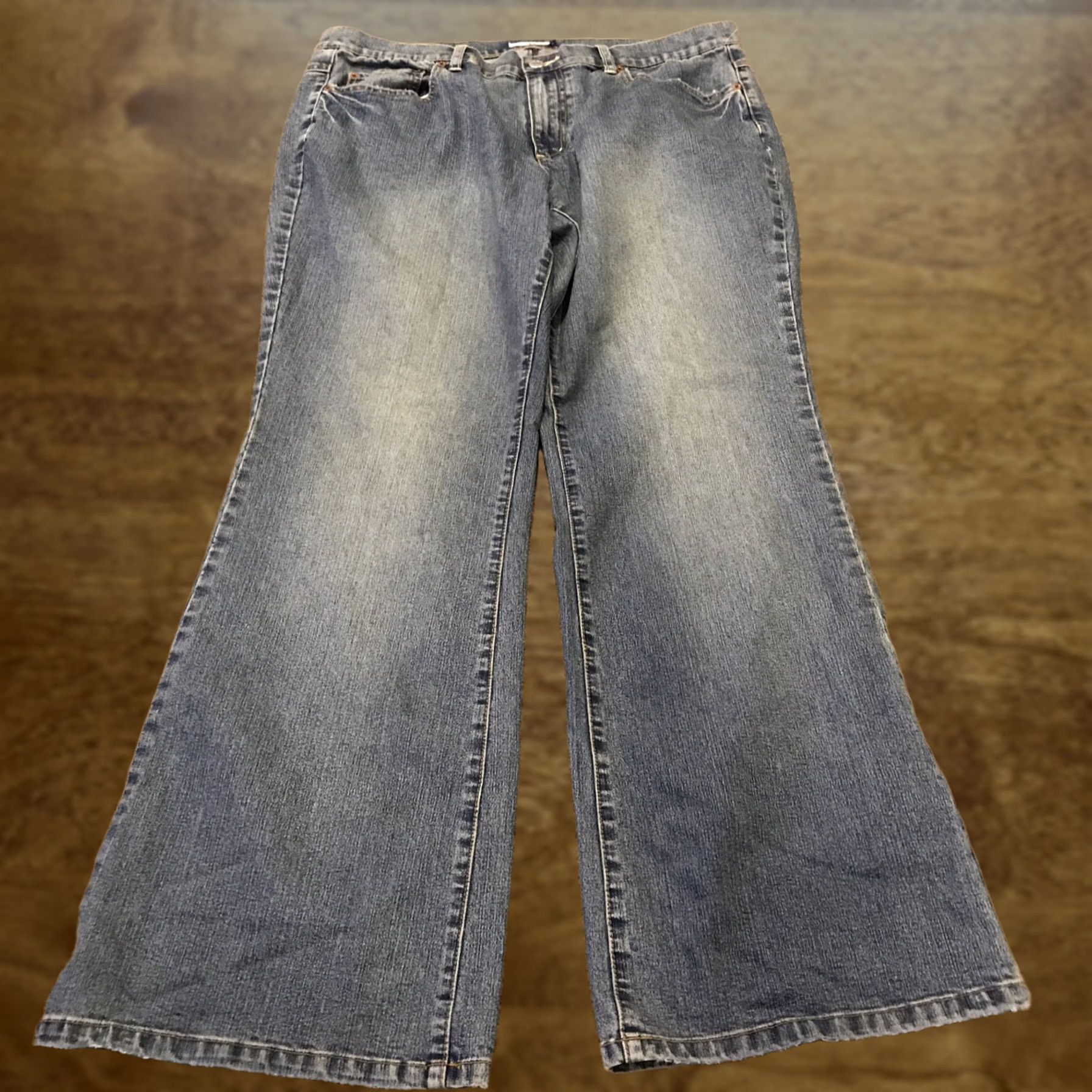 Vintage Tint Jeans Womens 16 Blue brand size cotton blend denim a18 Size 38" / US 16 / IT 52 - 1 Thumbnail