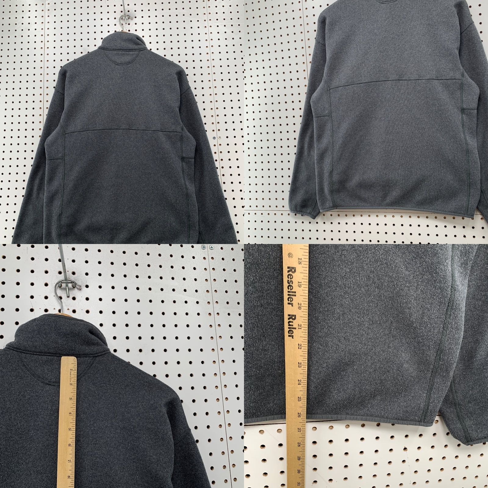 Patagonia Patagonia Better Sweater Mens Medium Gray 1/4 Snap PROVE IT Gray Pullover Sweatshirt Size US M / EU 48-50 / 2 - 8 Thumbnail