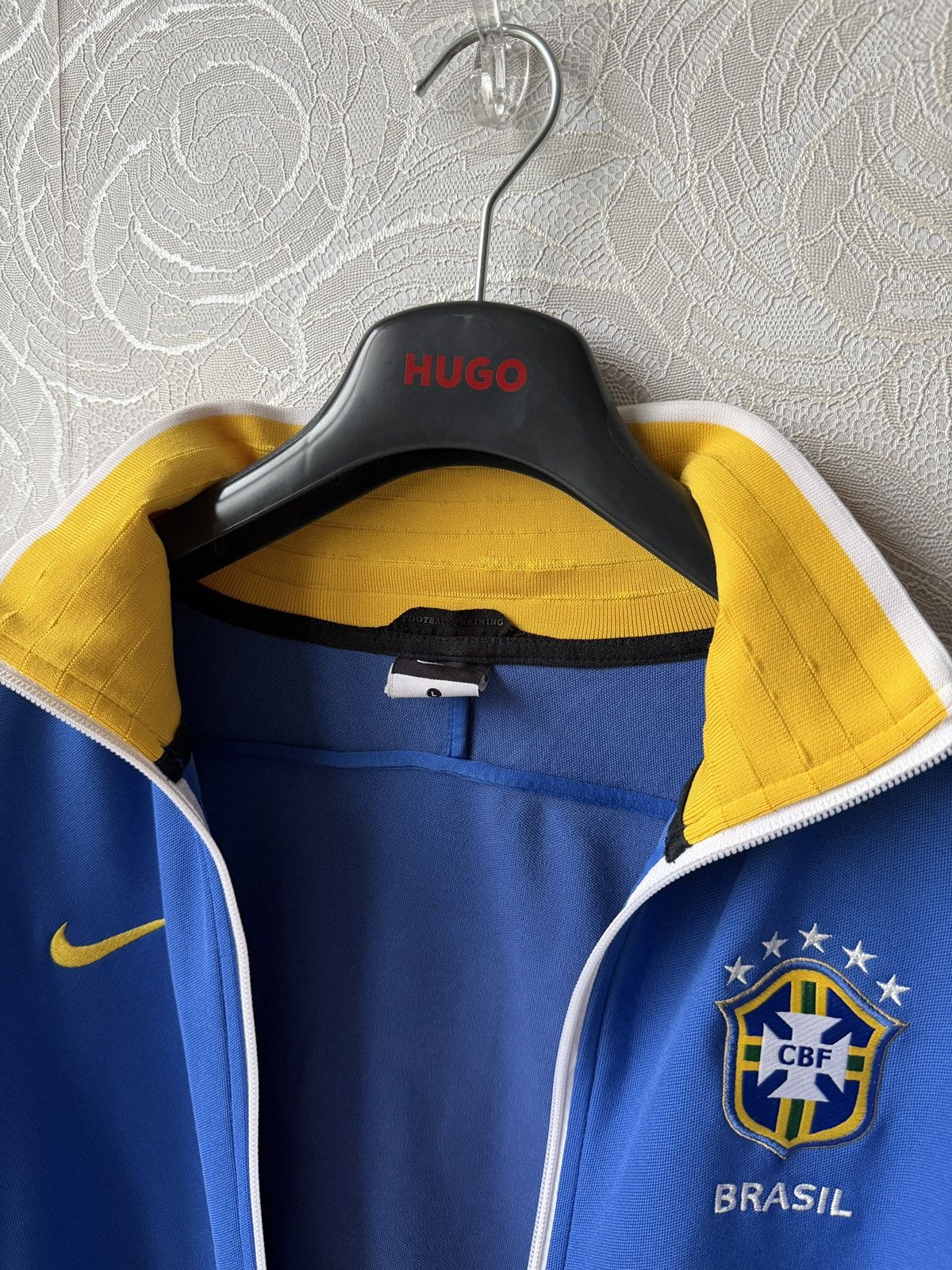Nike Nike BRAZIL 2010 Away World Cup Jacket Track Top Training Size US L / EU 52-54 / 3 - 11 Thumbnail