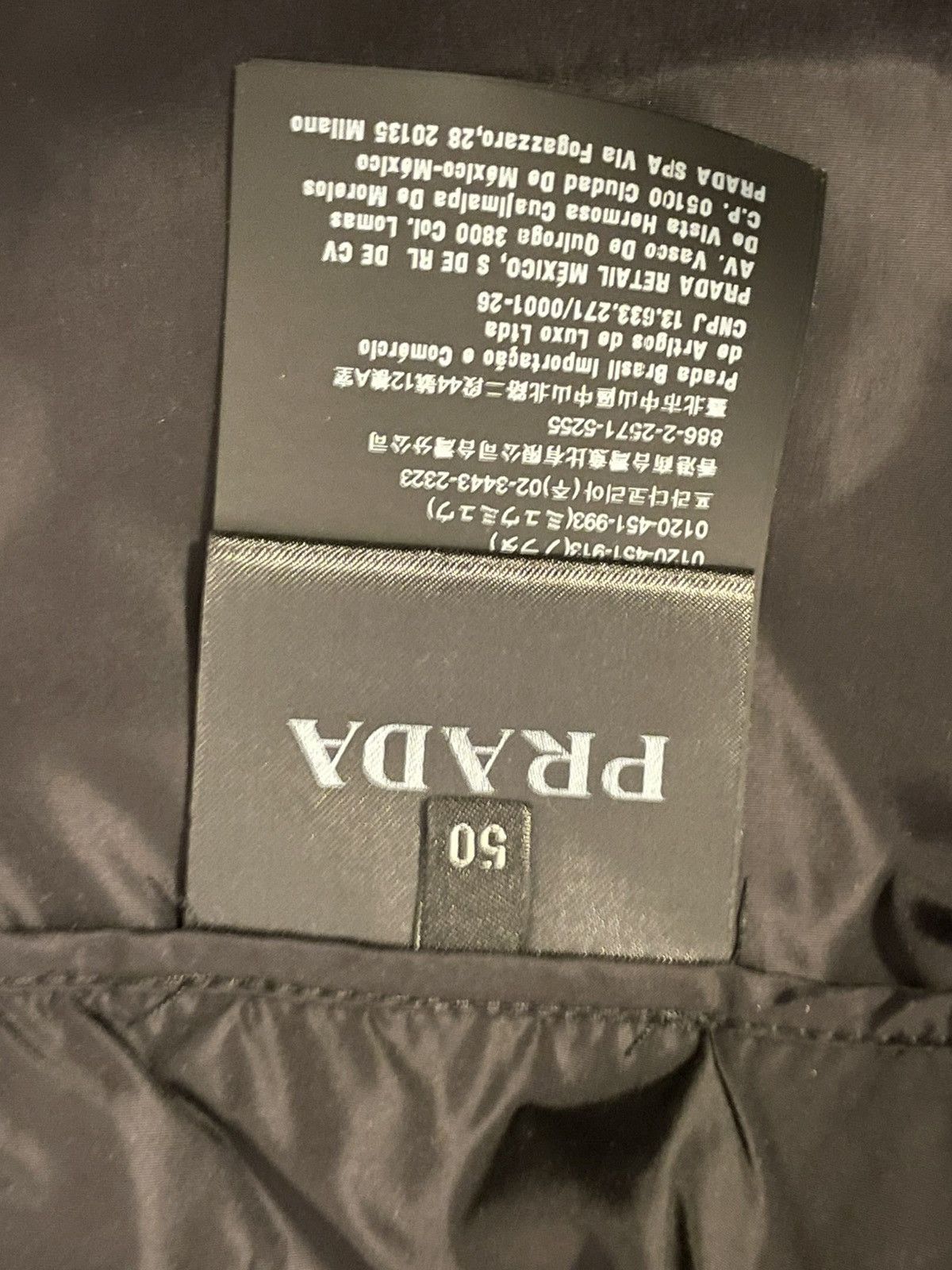 Prada New Prada Nylon jacket- size 50 Size 50R - 10 Thumbnail