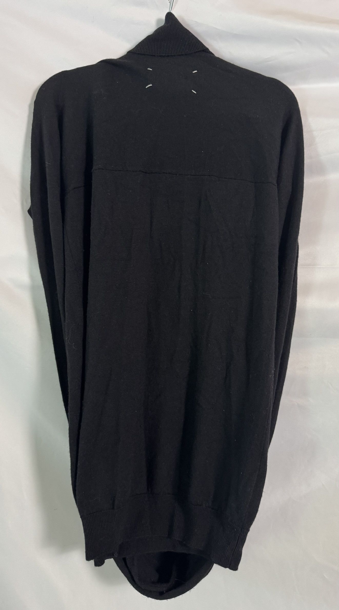 Comme des Garcons Martin Margiela F/W 2007 Black Wool Silk Loop Sleeve Size L / US 10 / IT 46 - 3 Thumbnail