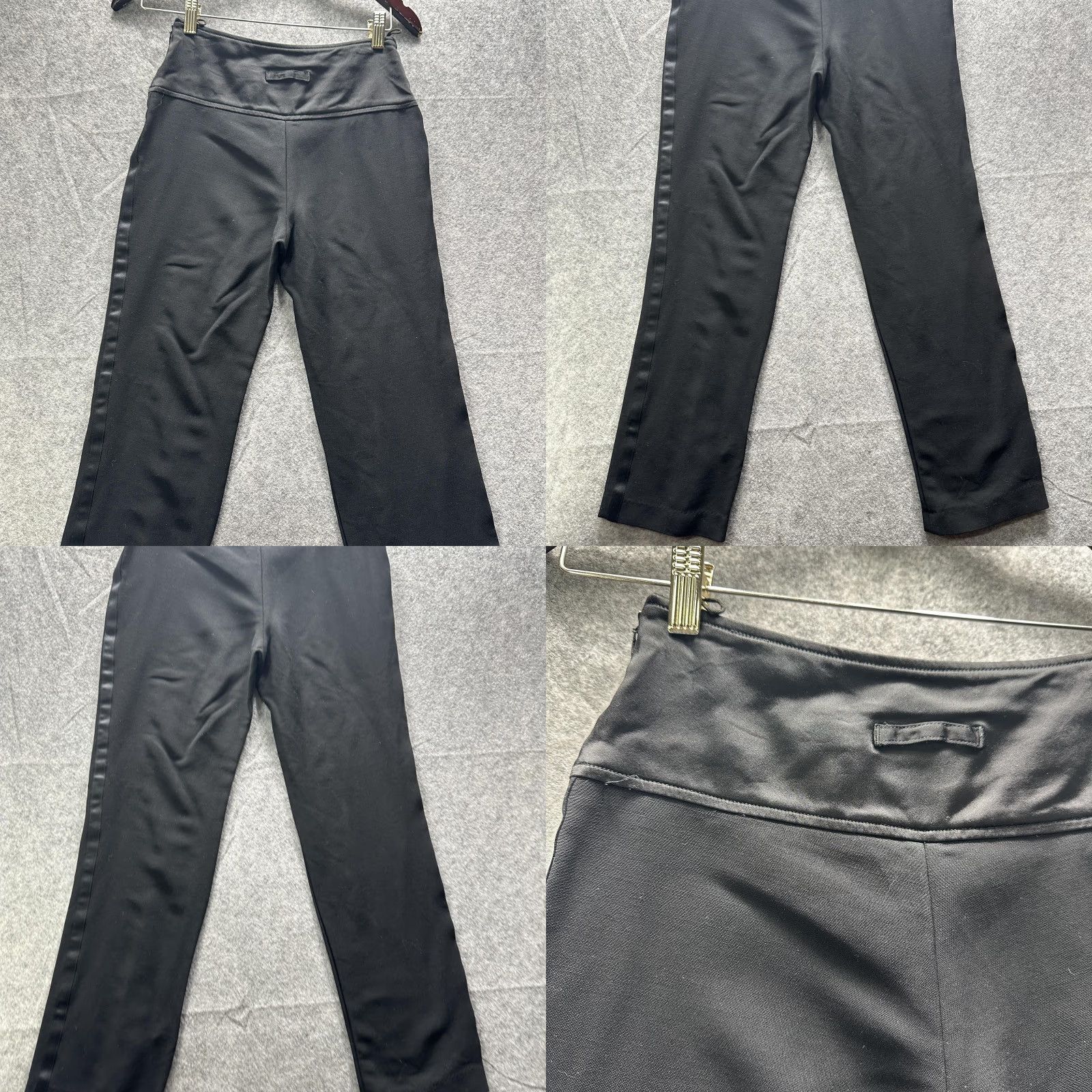 Jean Paul Gaultier Jean Paul Gaultier Pants Womens 4 Black Wool Tuxedo Stripe Made In Italy Size 27" / US 4 / IT 40 - 10 Thumbnail