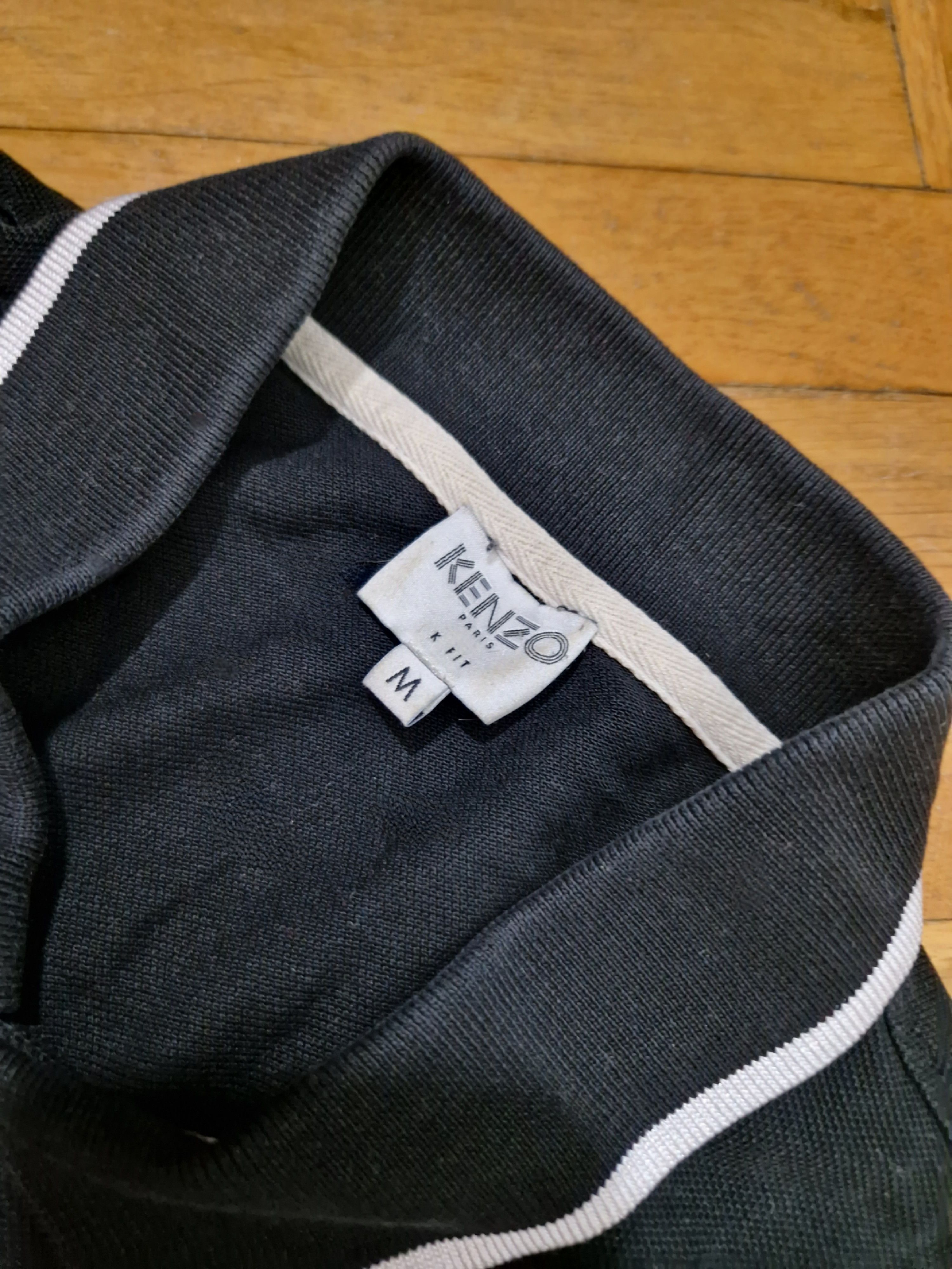 Kenzo Kenzo tiger logo black polo shirt Size US M / EU 48-50 / 2 - 3 Thumbnail