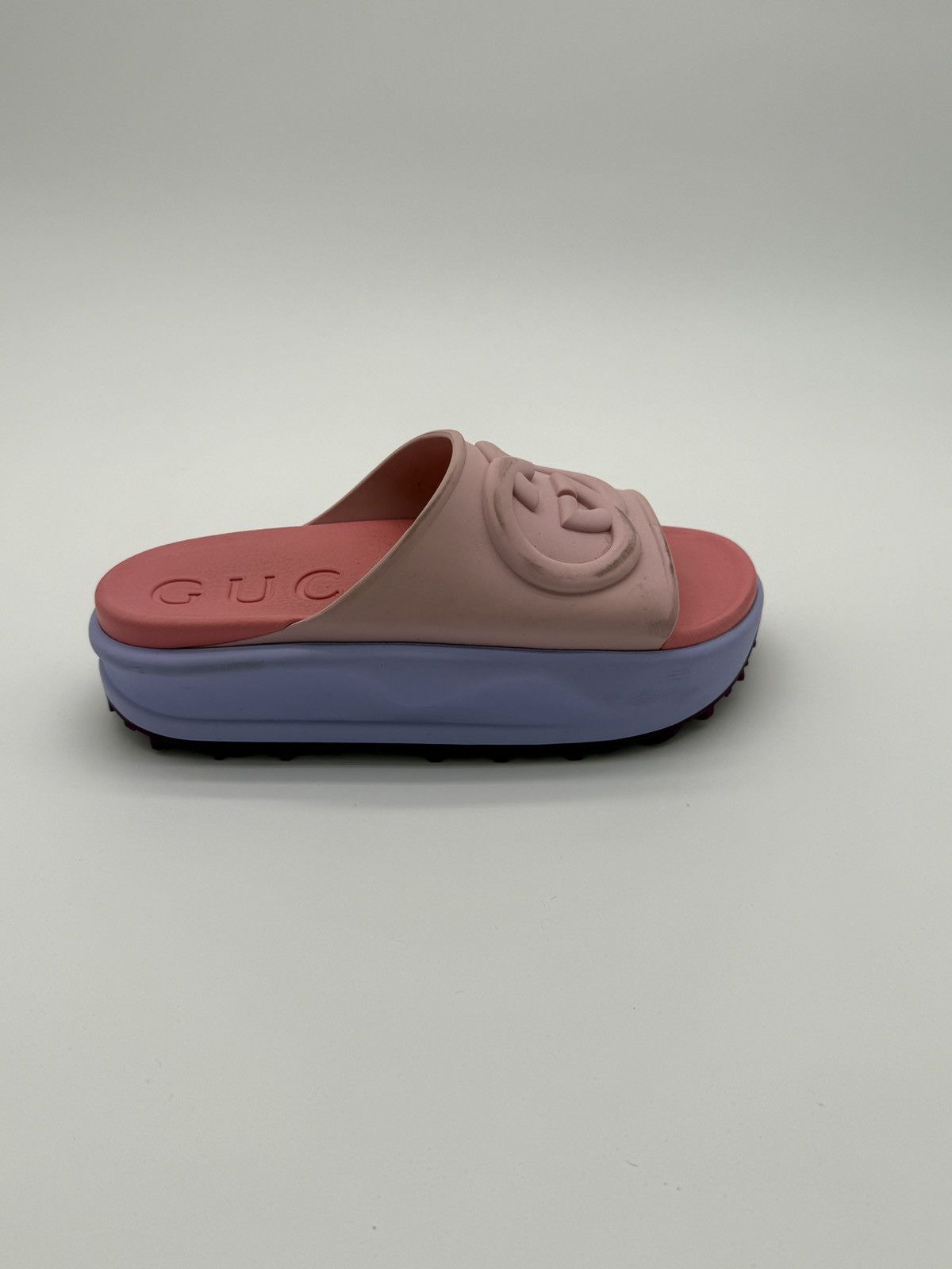 Gucci Pink Gucci Platform Slides Size US 8 / IT 38 - 12 Thumbnail
