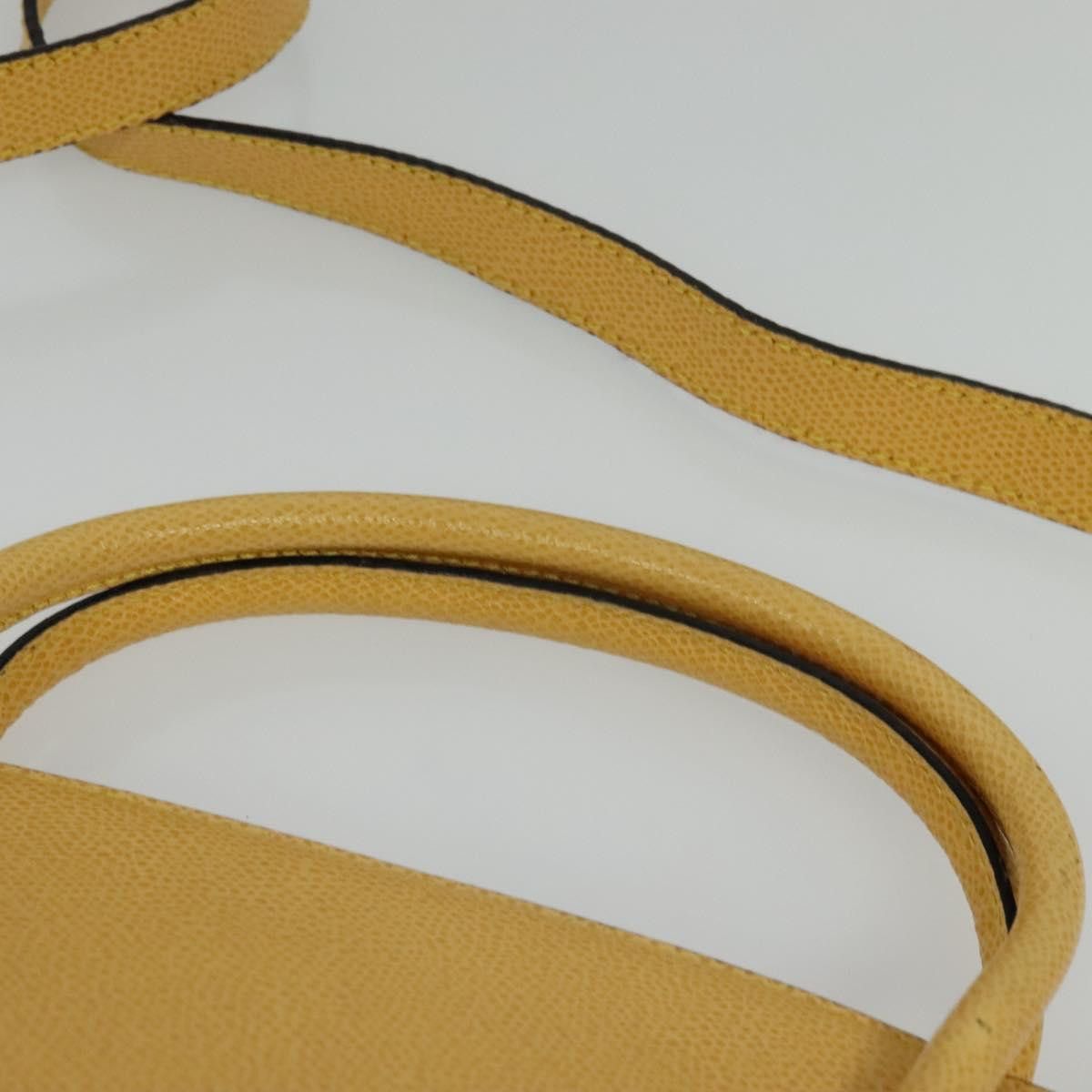 Celine CELINE Hand Bag Leather Yellow Gold Size ONE SIZE - 8 Thumbnail