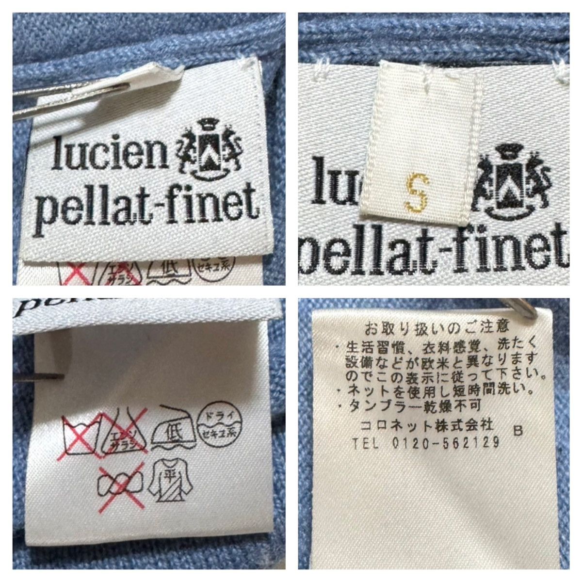 Lucien Pellat-Finet Lucien Pellat-Finet 100% Cashmere Skull Chain Sweater Size US S / EU 44-46 / 1 - 2 Thumbnail