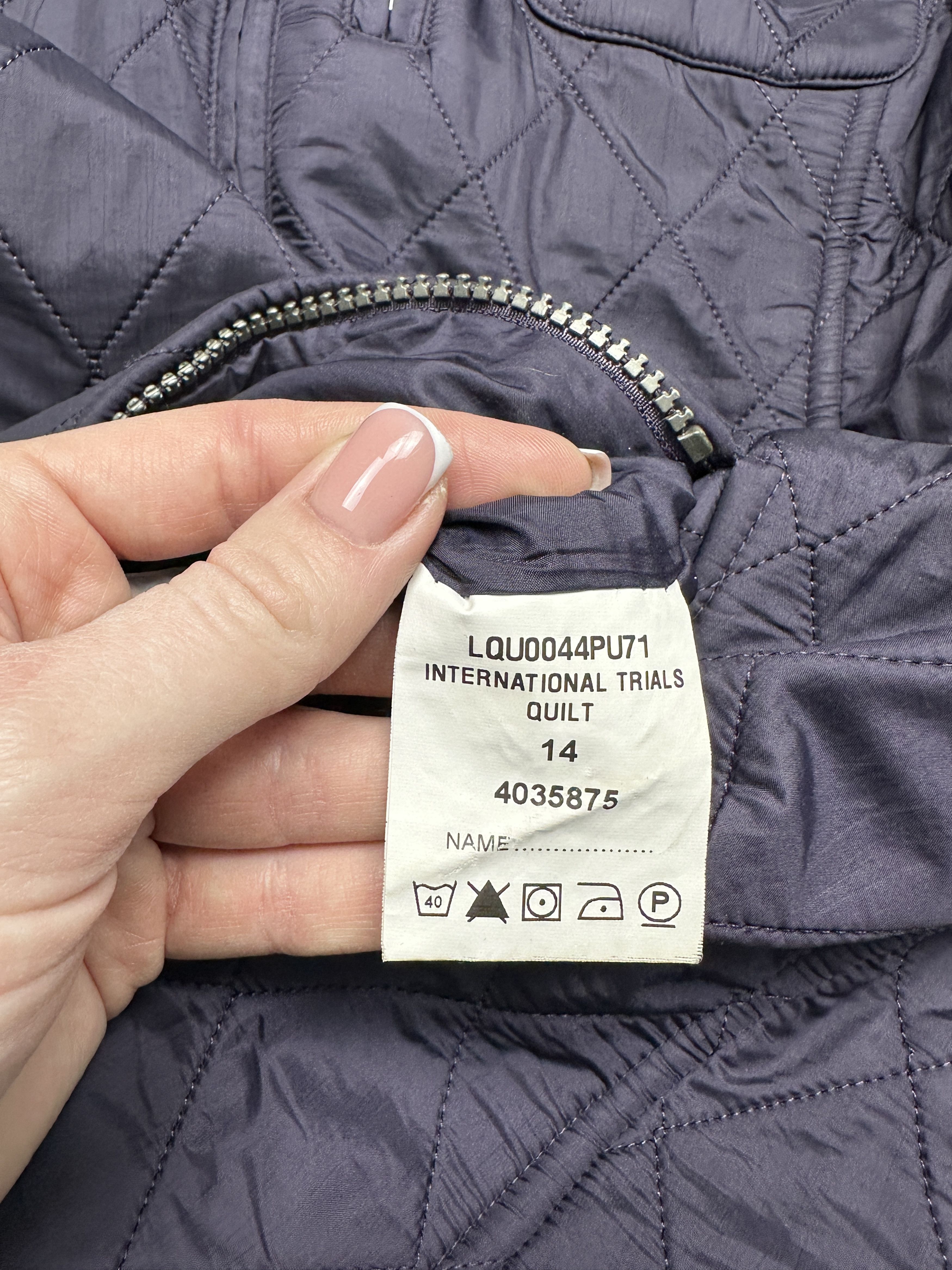 Barbour Barbour International Vintage Womens Trials Quilted Jacket Size L / US 10 / IT 46 - 6 Thumbnail