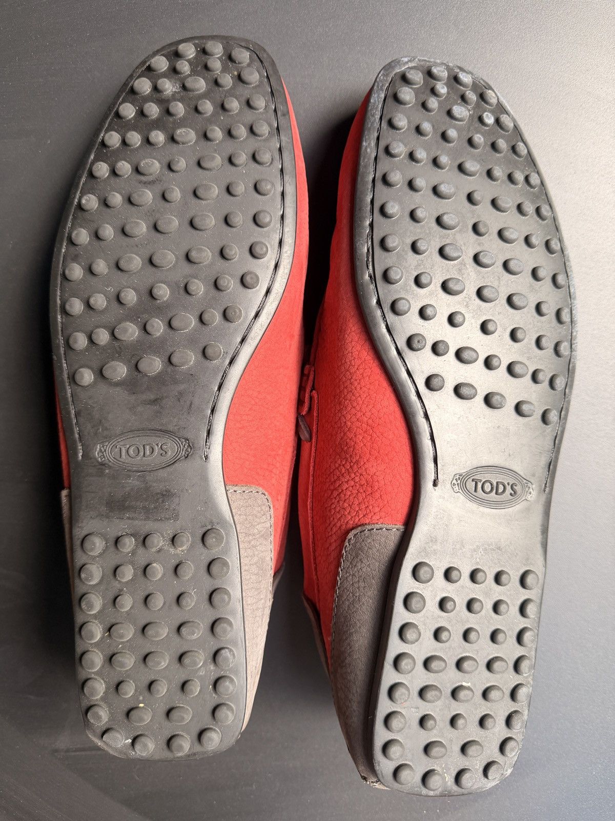 Tod's Tod's Men's Red Loafers -Ferrari Size US 8.5 / EU 41-42 - 6 Thumbnail
