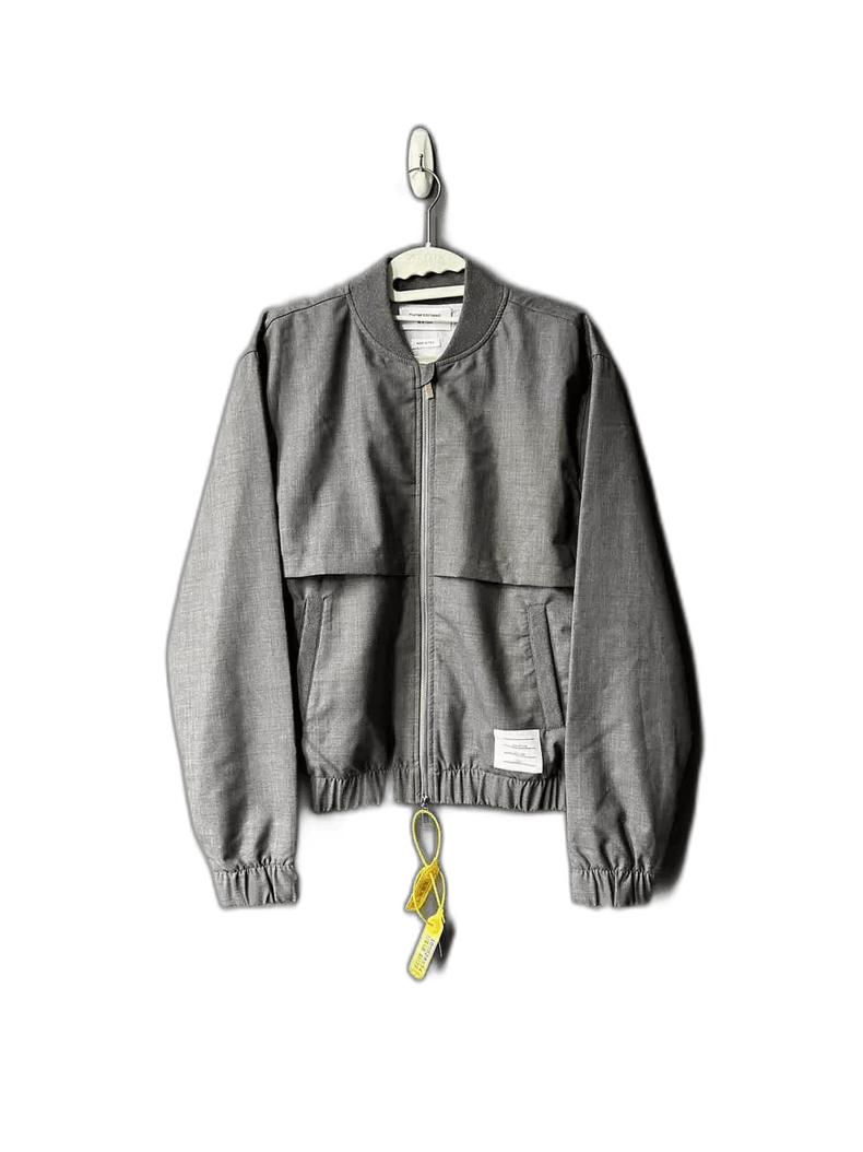 Thom Browne Thom Browne Gray Color Blocked Jacket Size US S / EU 44-46 / 1 - 1 Thumbnail