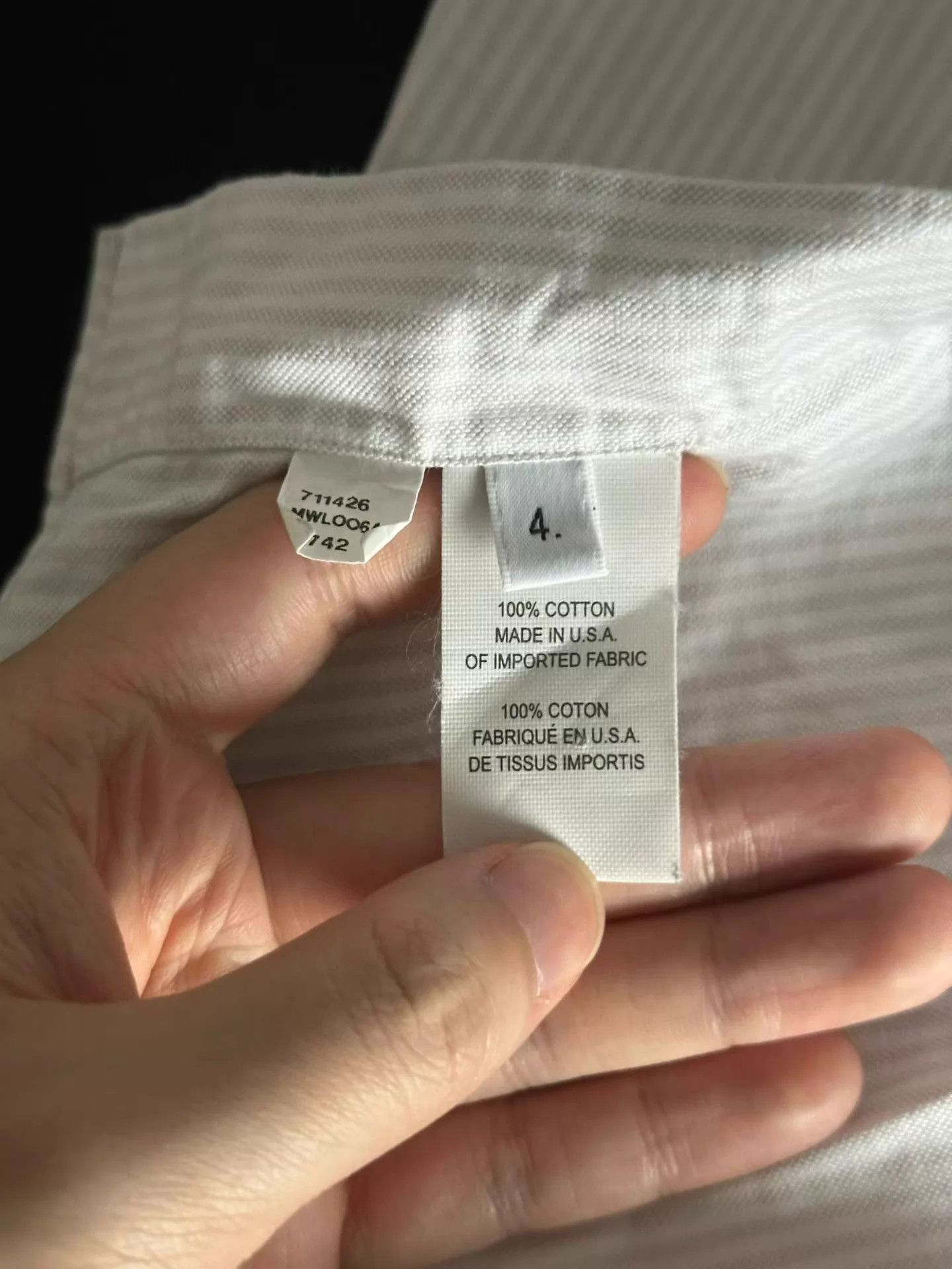 Thom Browne Thom Browne 4 striped armband shirt 98 New Size US XL / EU 56 / 4 - 5 Thumbnail