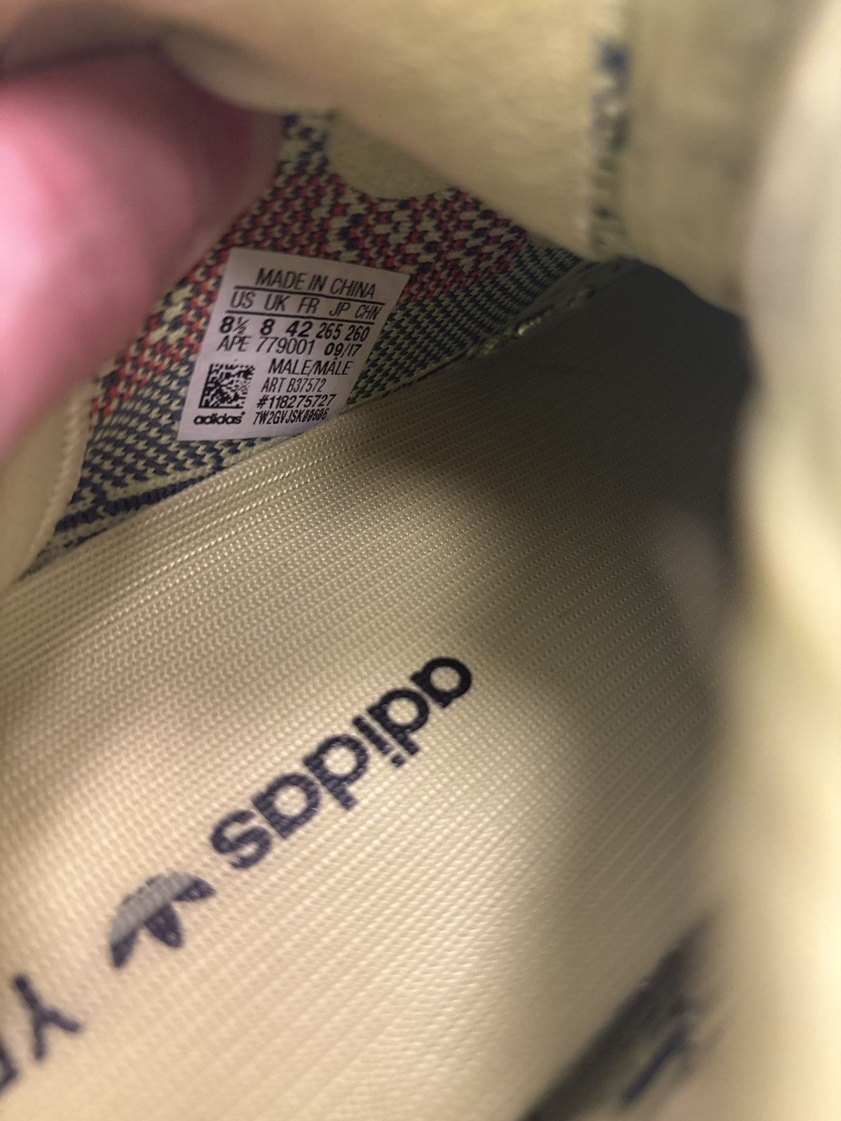 Adidas Yeezy Frozen Yellow Size US 8.5 / EU 41-42 - 7 Thumbnail
