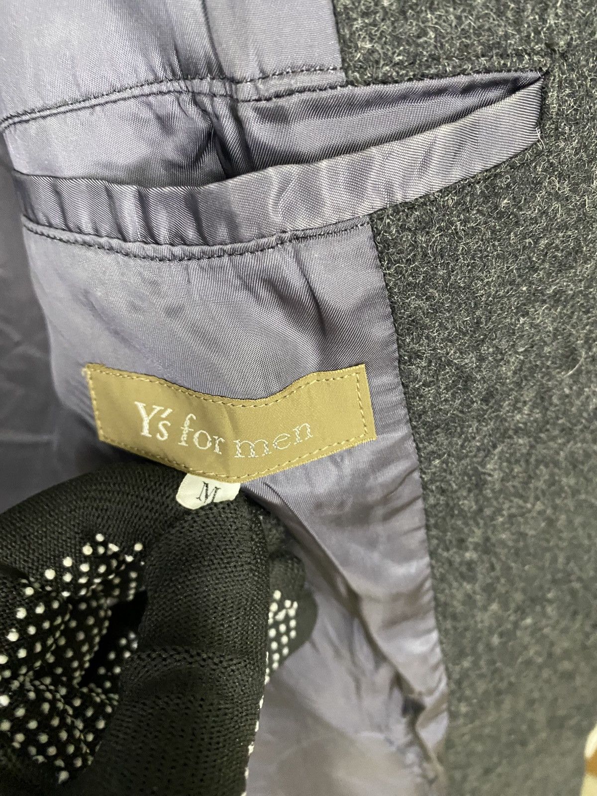 Yohji Yamamoto 🔥YOHJI YAMAMOTO🔥 y's for men longcoat wool jacket big size Size US XL / EU 56 / 4 - 11 Thumbnail