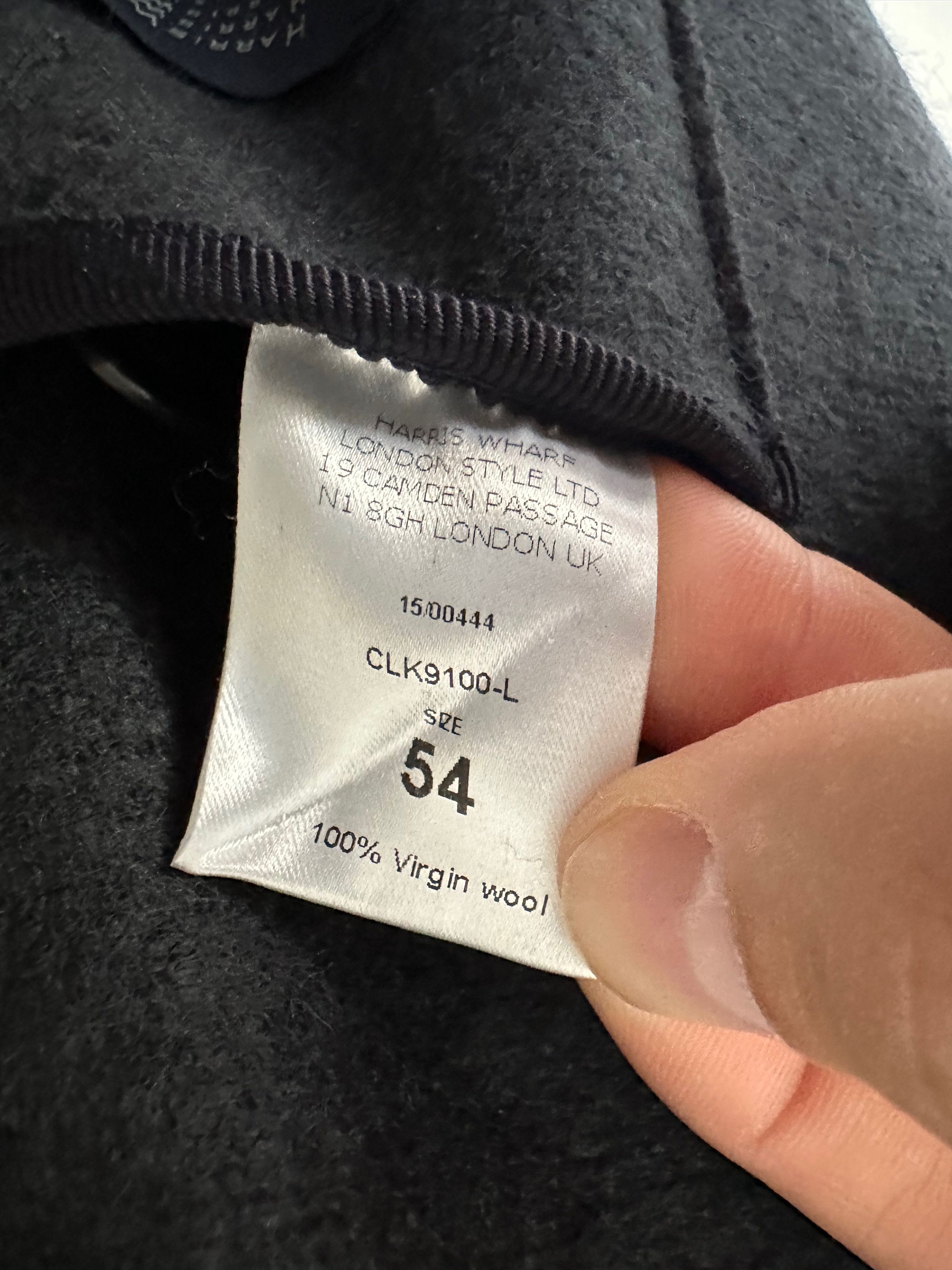 Harris Wharf London Harris Wharf London WOOL Unstructured single breasted coat Size US L / EU 52-54 / 3 - 9 Thumbnail