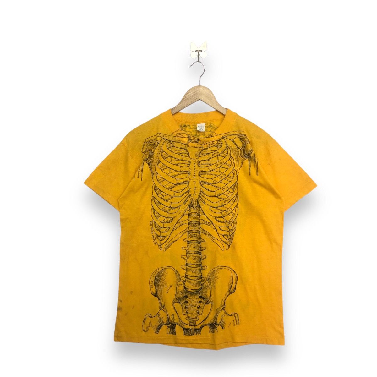 Art Comes First VINTAGE ART LESLIE ARWIN 1978 ANATOMY SKULL BONES TSHIRT Size US L / EU 52-54 / 3 - 1 Thumbnail