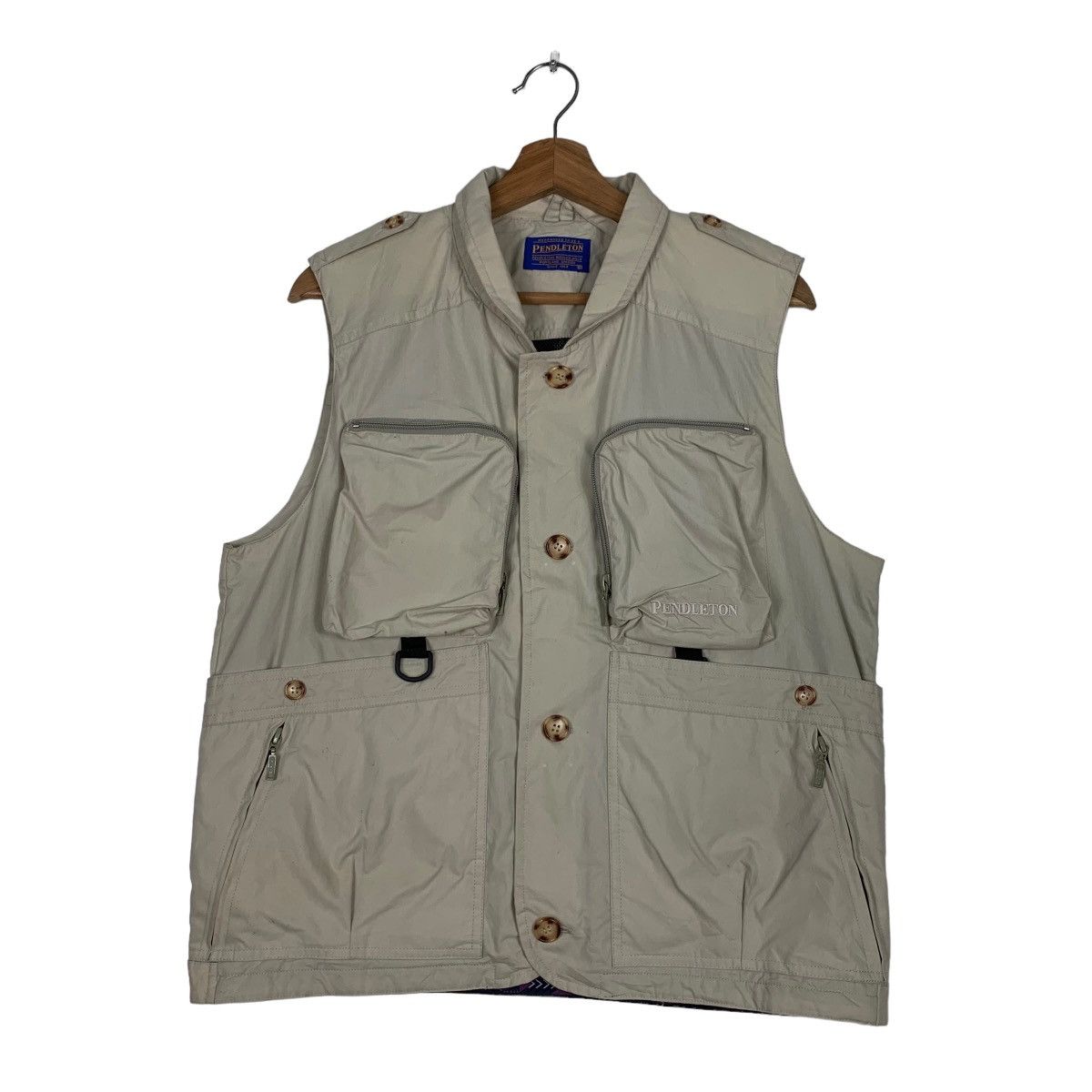 Pendleton PENDLETON Woolen Mills Utility Tactical Vest #0059-C4 Size US S / EU 44-46 / 1 - 1 Thumbnail