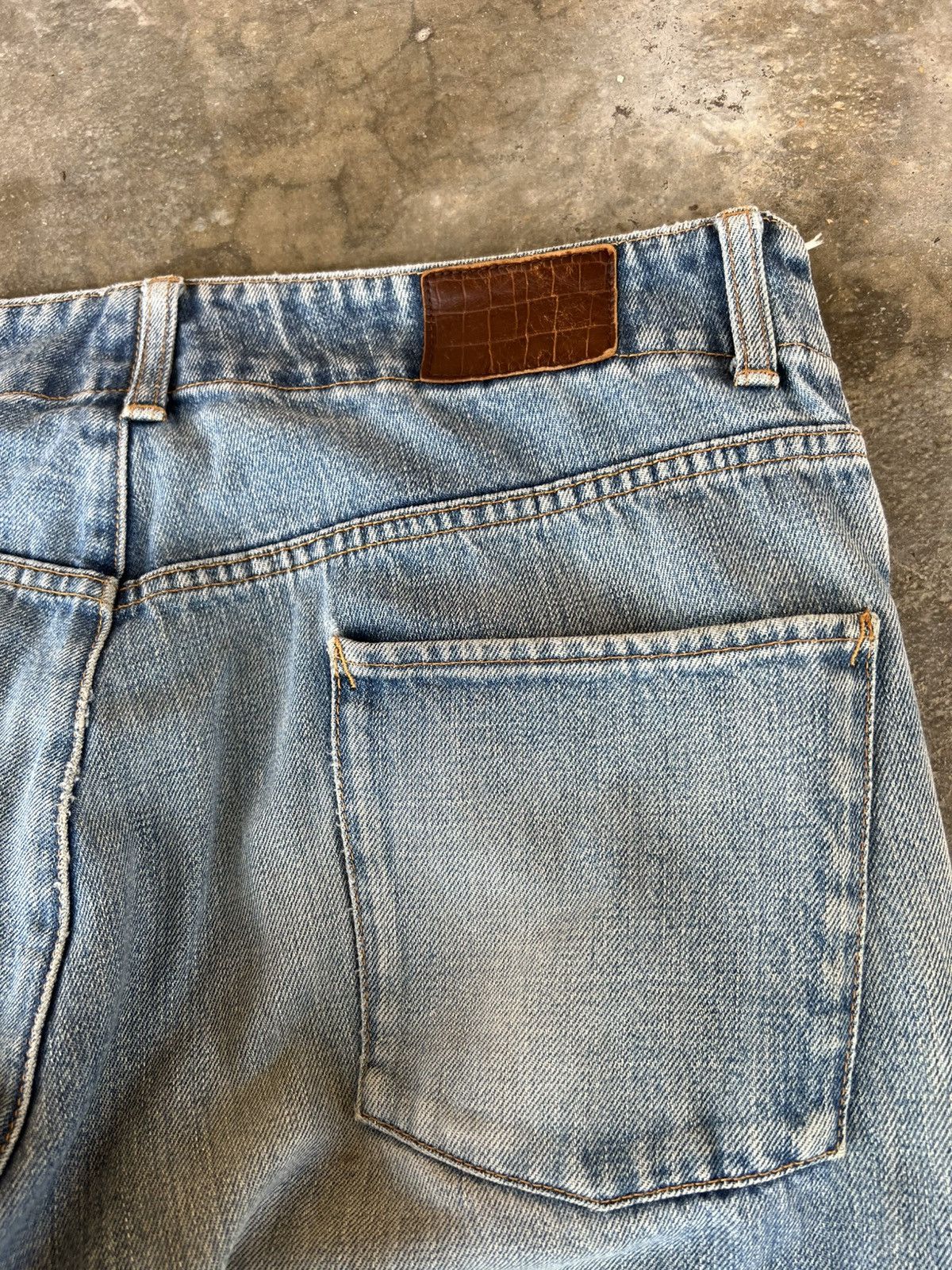 If Six Was Nine × Japanese Brand × Sophnet. 💥Baggy💥Vintage Sophnet. faded Distressed Jean Size US 35 - 18 Thumbnail