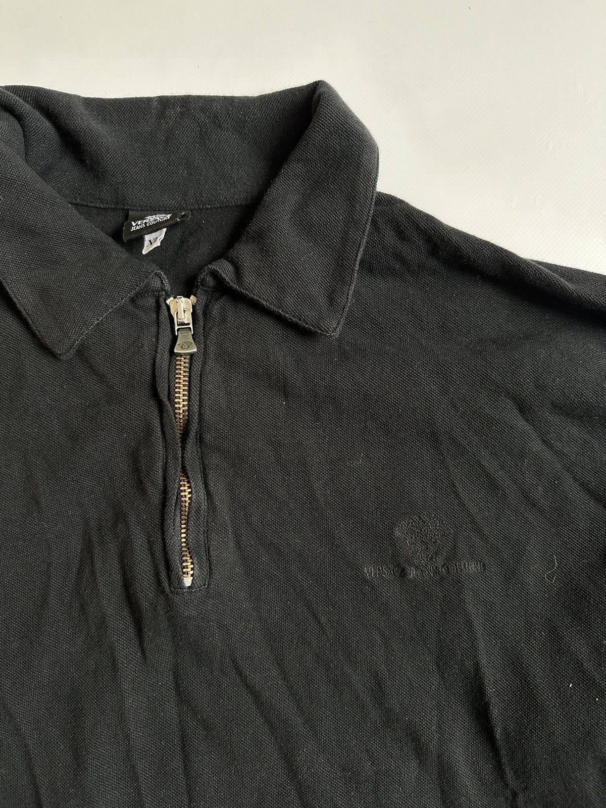 Vintage Vintage Versace long sleeve 1/4 zip Size US XL / EU 56 / 4 - 2 Thumbnail