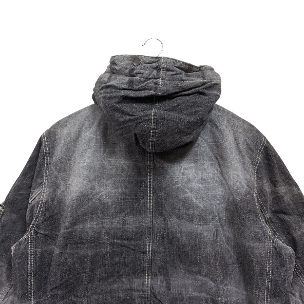 If Six Was Nine Allix Design Fireman Hoodie Denim Jacket Japanese Brand Size US L / EU 52-54 / 3 - 6 Thumbnail