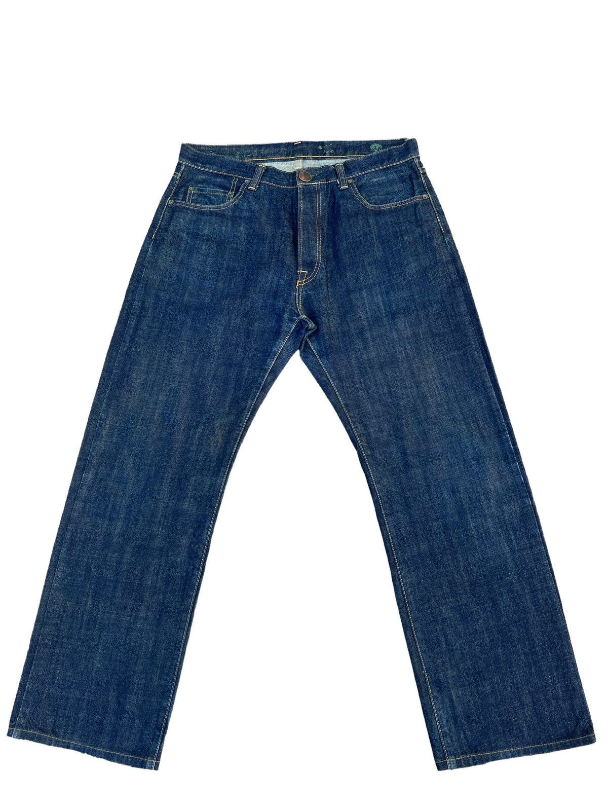 Vintage Vintage Japan Designer Hand Paint Art Denim Jeans Size US 35 - 2 Thumbnail