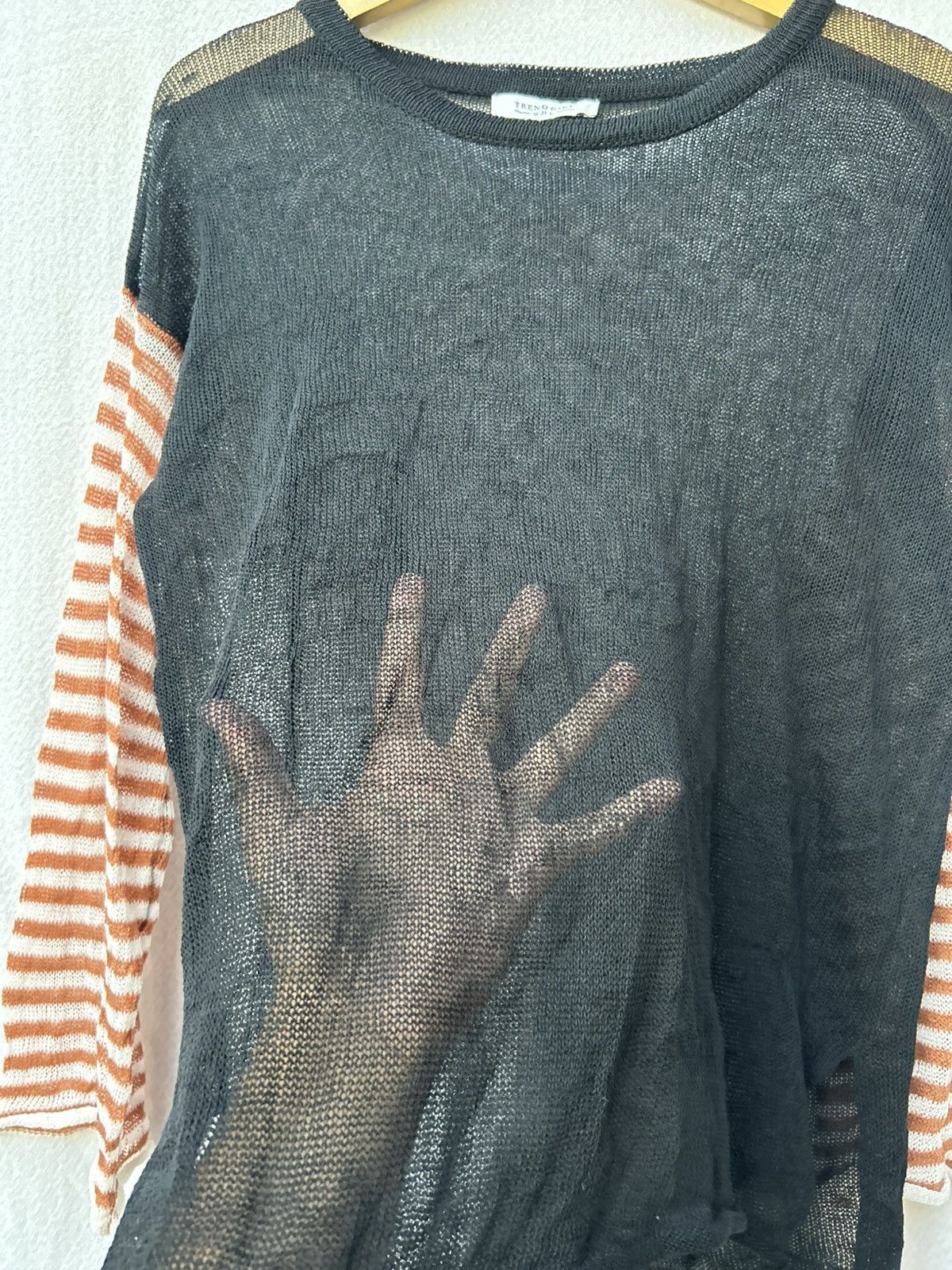 If Six Was Nine × Japanese Brand × Le Grande Bleu (L.G.B.) Trend Girl Japanese Open Fishnet Mesh Knitted Gothic Style Size US L / EU 52-54 / 3 - 5 Thumbnail