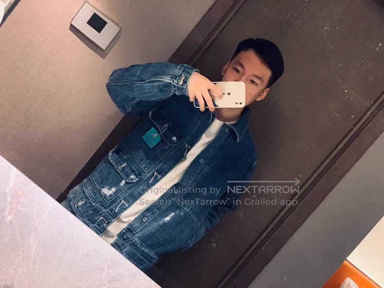 Nigel Cabourn Nigel Cabourn Washed distressed denim jacket Size US M / EU 48-50 / 2 - 5 Thumbnail