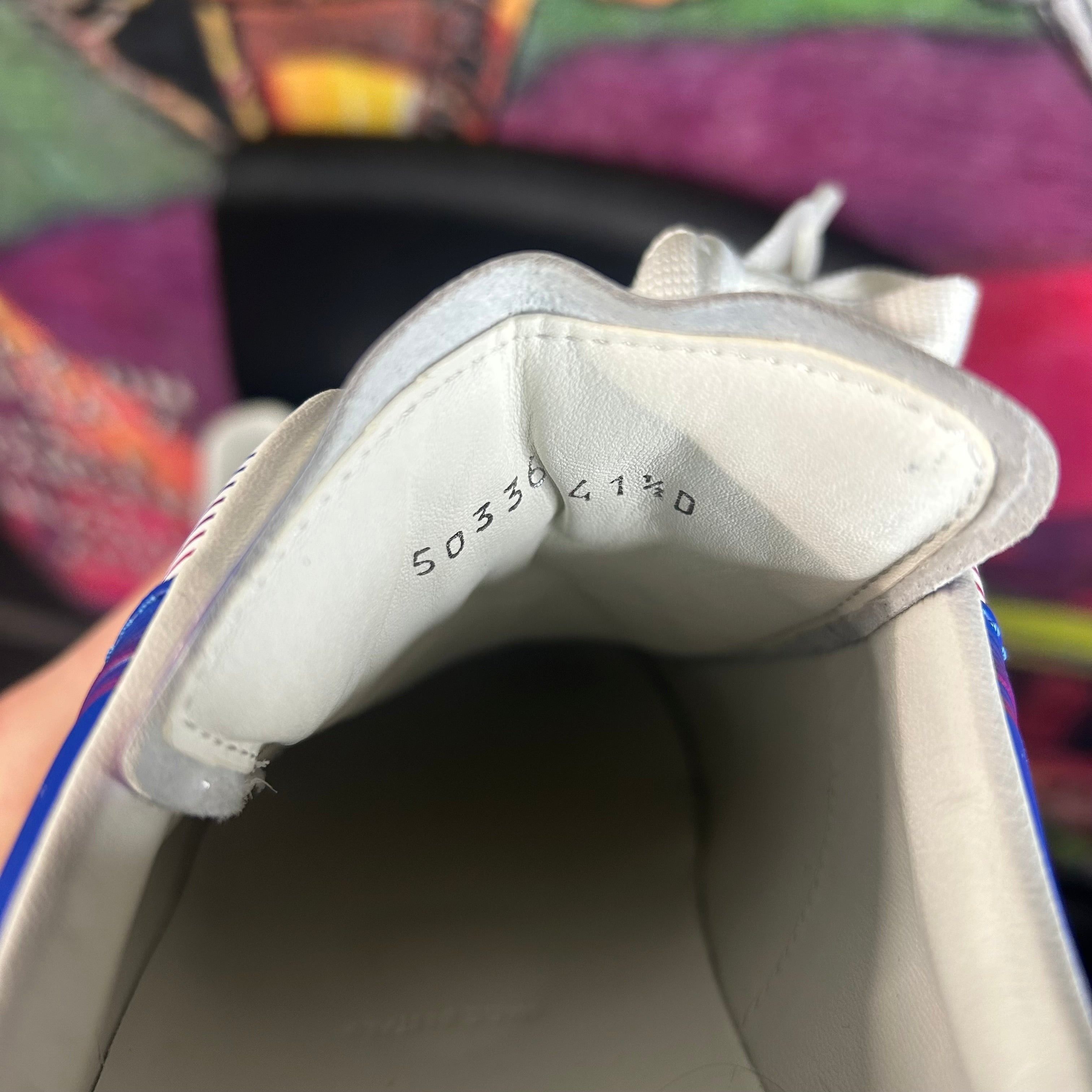 Alexander McQueen Alexander McQueen Oversized Sneakers White Galactic Blue Size US 8 / EU 41 - 7 Thumbnail