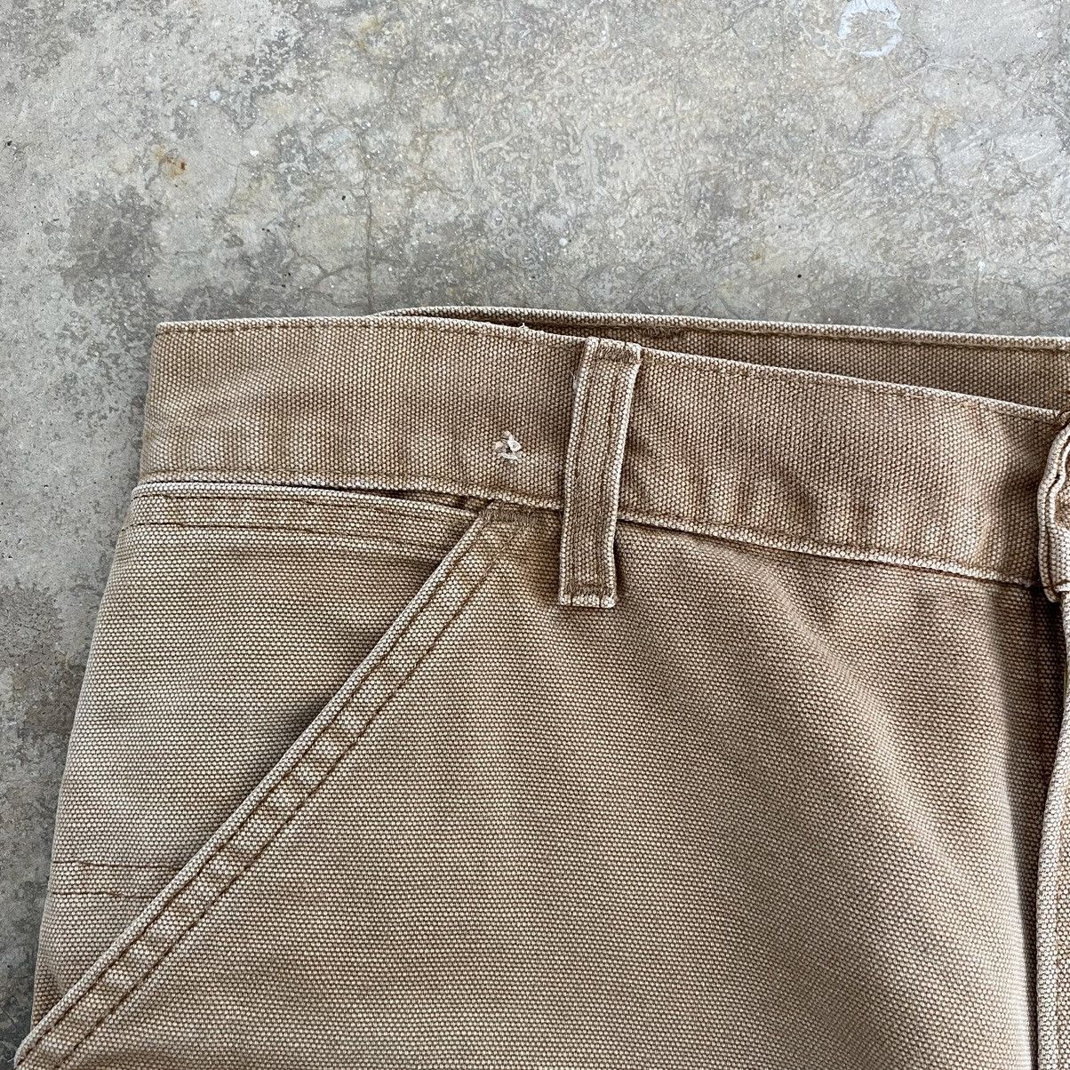 Carhartt Vintage Carhartt Faded Tan Repaired Carpenter Work Pants Size US 32 / EU 48 - 11 Thumbnail