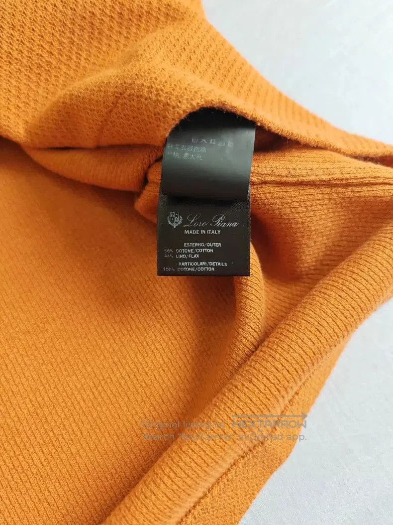 Loro Piana Loro Piana Men's Linen Short Sleeve Polo. Size US L / EU 52-54 / 3 - 4 Thumbnail