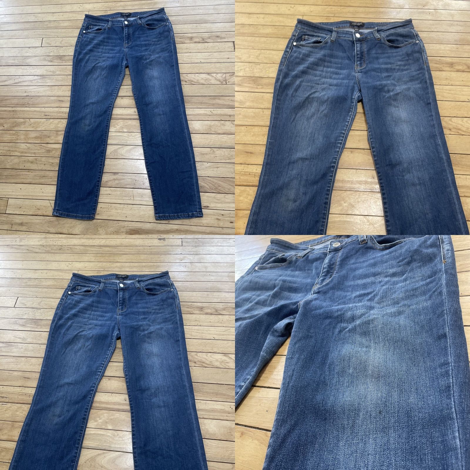 Denime Judy Blue Los Angeles Jeans Women 15 32 Straight Mid Stretch Lightweight Denim Jeans Size 36" / US 14 / IT 50 - 10 Thumbnail