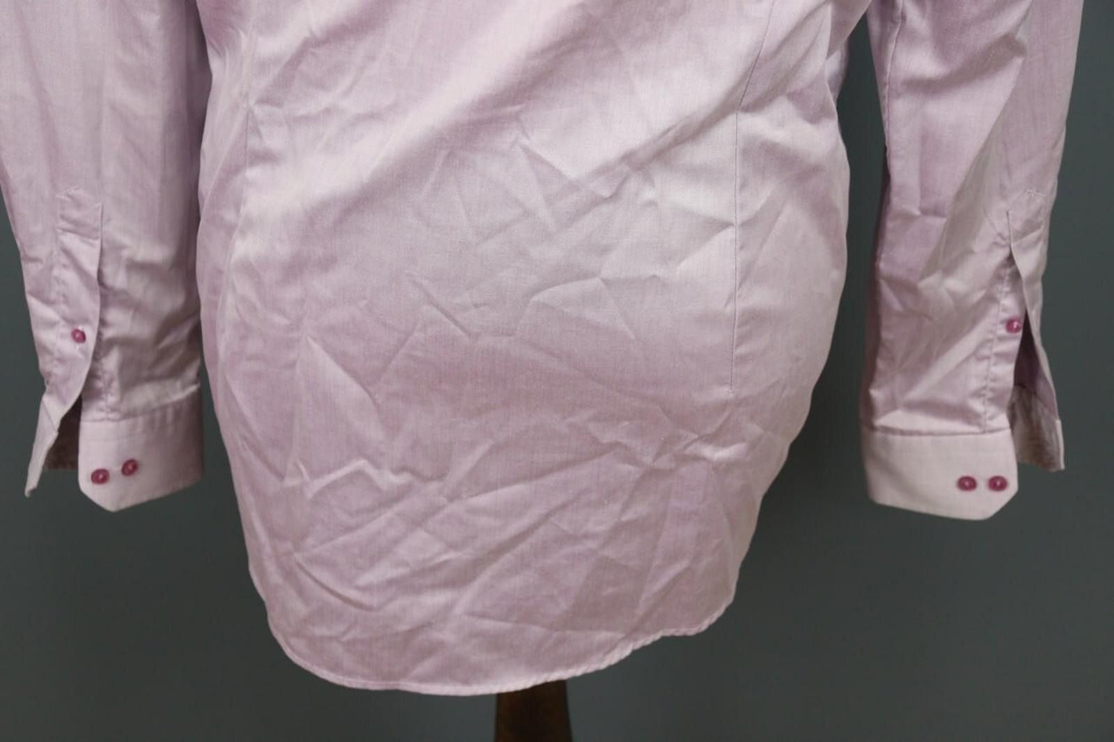 Eton Eton Contemporary Fit Shirt Sz 43 / 17 Purple Button Down Size US M / EU 48-50 / 2 - 9 Thumbnail