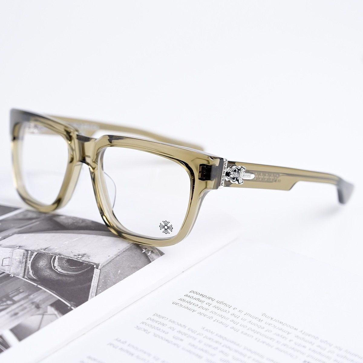 Other CHROME HEARTS BOX OFFICER ARMY GLASSES Size ONE SIZE - 2 Thumbnail