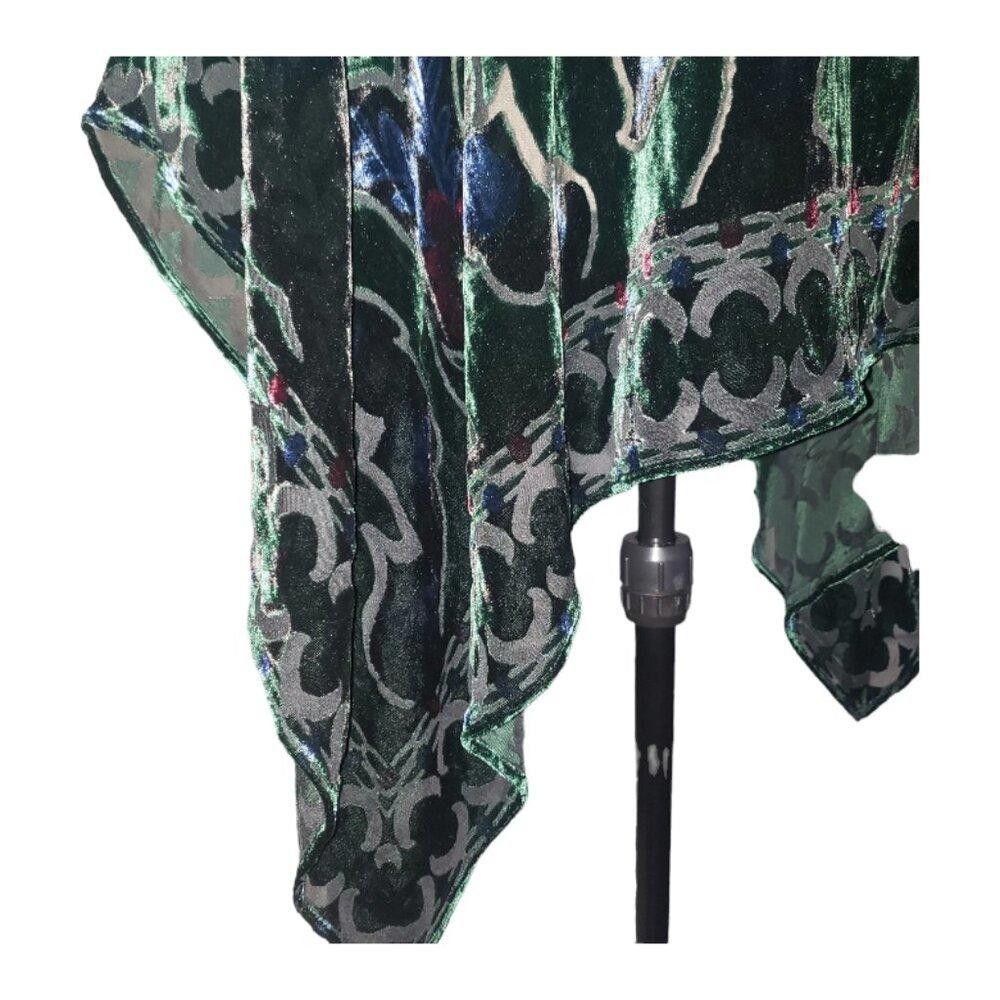Chicos CT1656 Chico's cut Out Velvet Burnout Poncho S/M Size S / US 4 / IT 40 - 5 Thumbnail