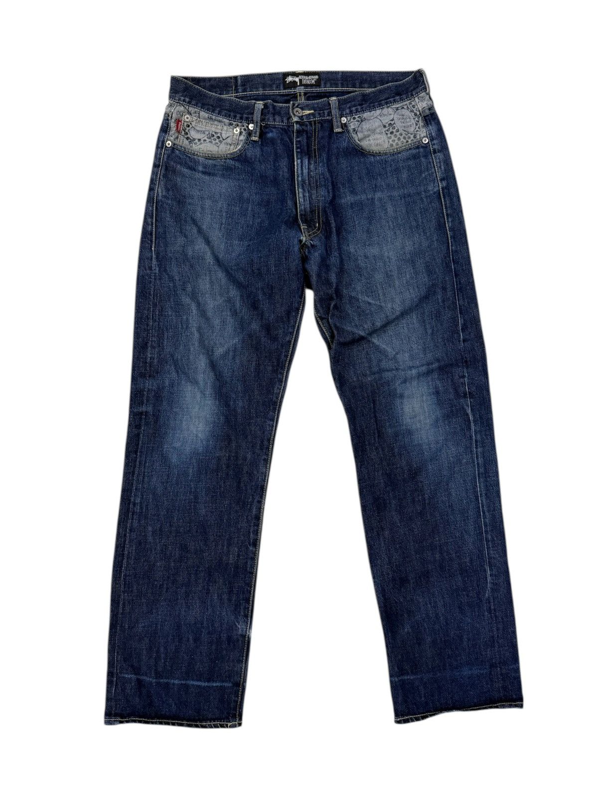 Stussy vintage stussy jeans Size US 35 - 1 Thumbnail