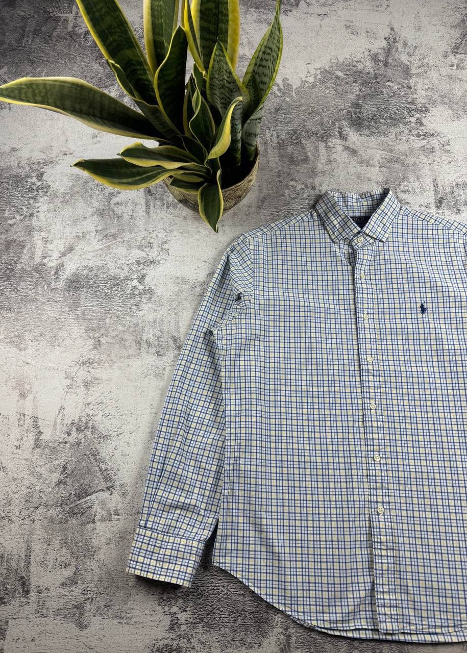 Polo Ralph Lauren Polo Ralph Lauren Large Size Checked Button Slim Fit Classic LongSleeve Shirt Size US L / EU 52-54 / 3 - 2 Thumbnail