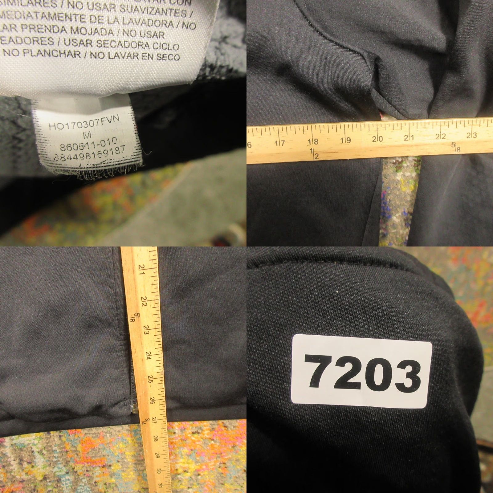Nike Nike Hoodie Mens Medium Black Full Zip Dri Fit Performance Waffle Fleece Size US M / EU 48-50 / 2 - 8 Thumbnail