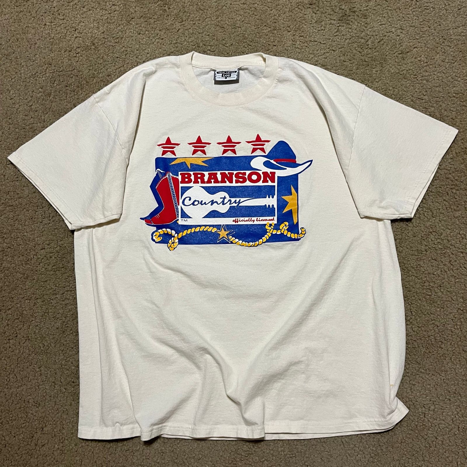 Other Lee Sport Branson Missouri Country Graphic White Shirt XL Size US XL / EU 56 / 4 - 1 Thumbnail
