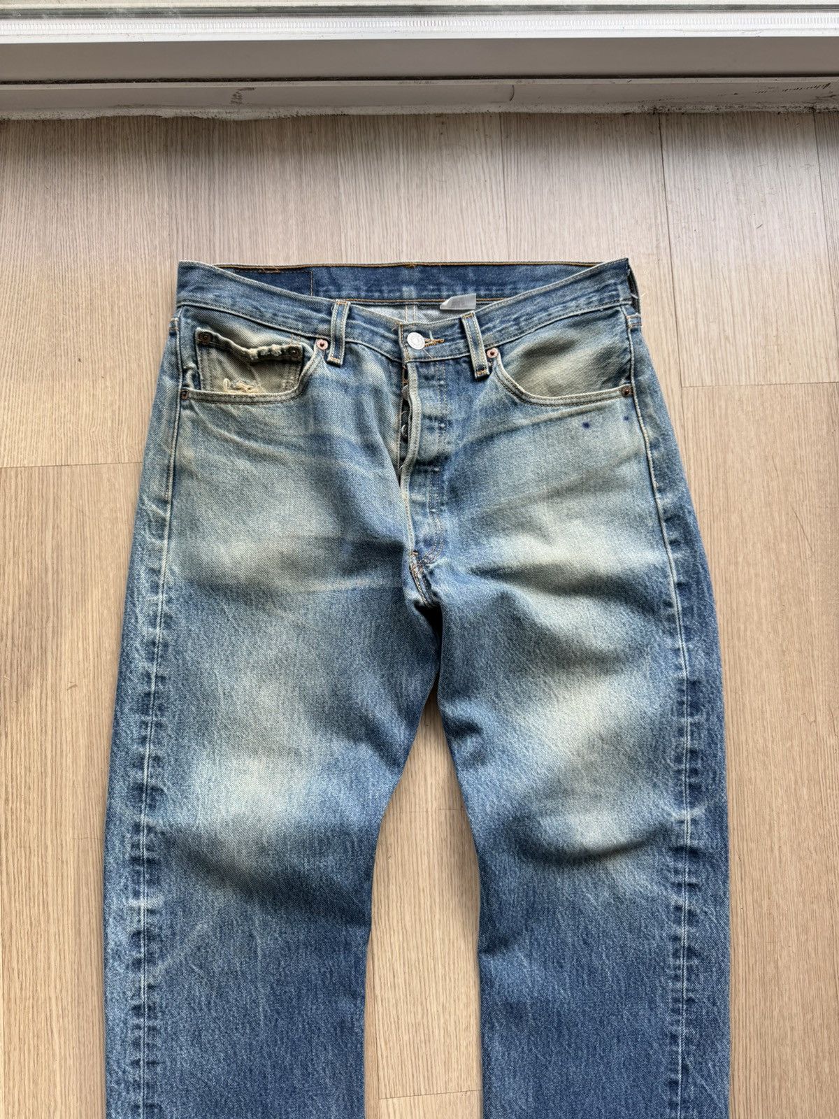 Levi's Beautiful Faded Vintage Faded Levis 501 Size US 32 / EU 48 - 2 Thumbnail