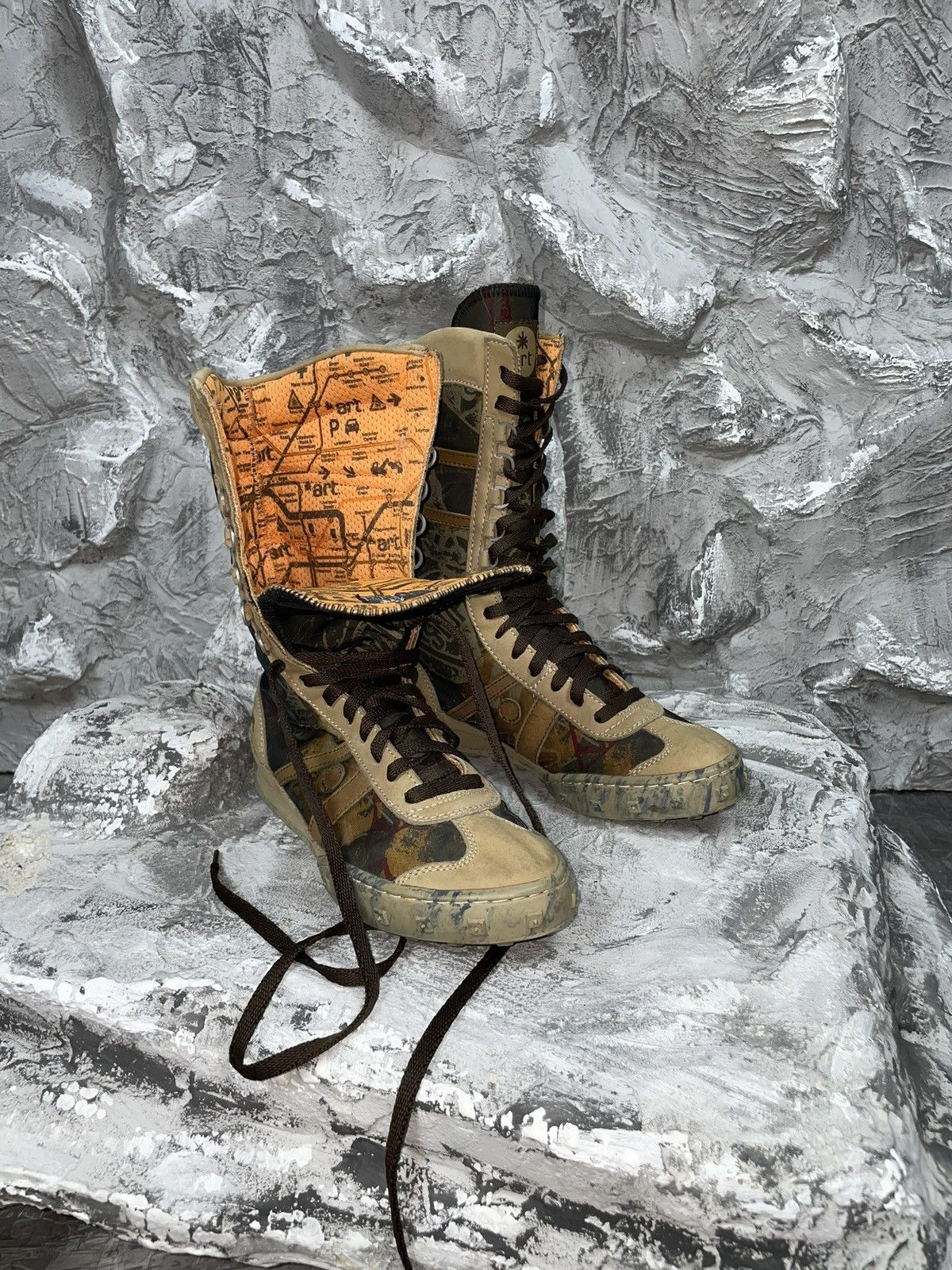 Japanese Brand × Vintage Art* Vintage Y2K Punk Grunge Shoes Japanese Style Size US 7 / IT 37 - 11 Thumbnail