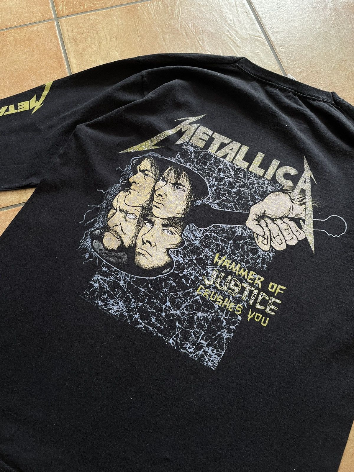 Band Tees Metallica Vintage Tour T shirt Medium Size US M / EU 48-50 / 2 - 6 Thumbnail