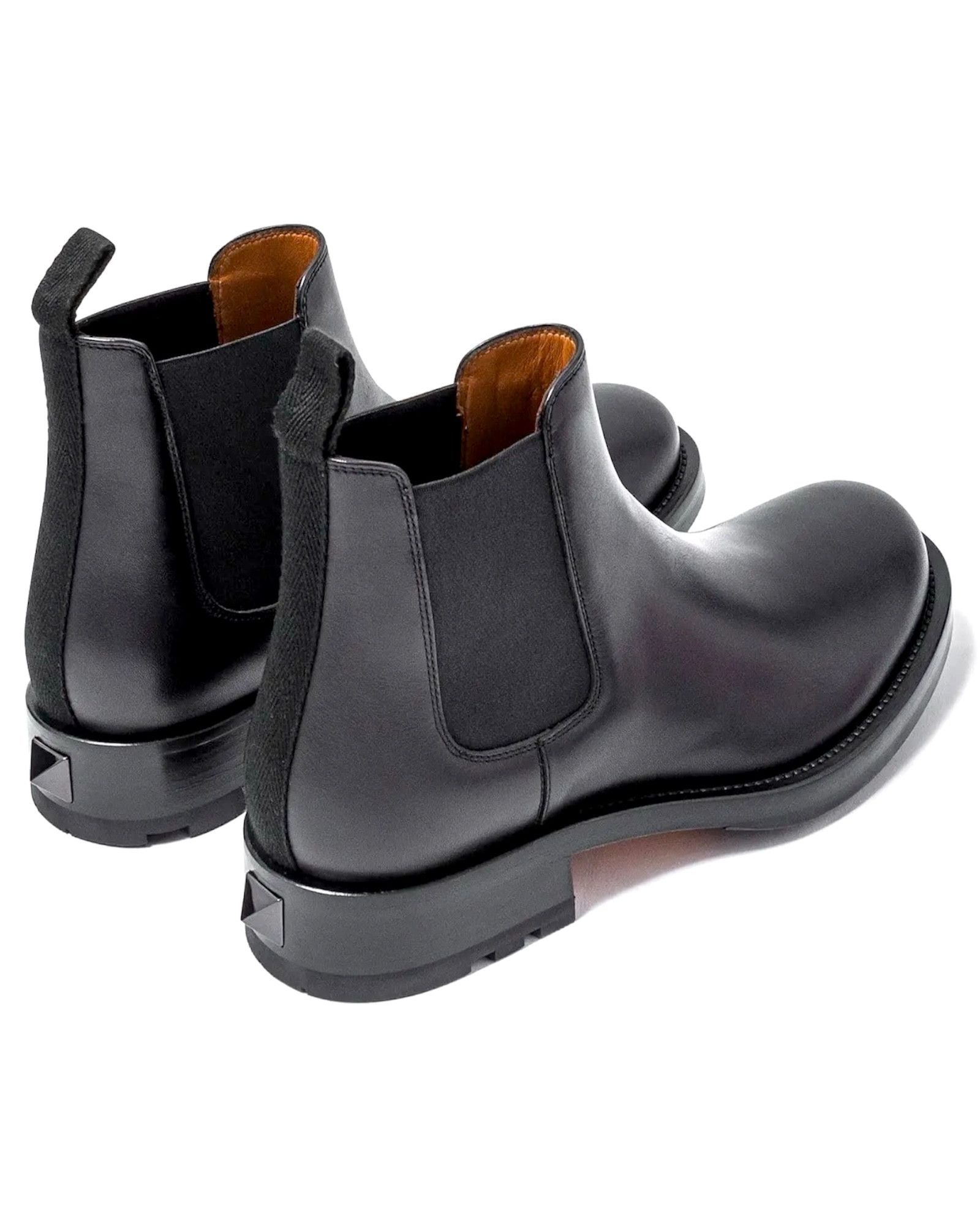 Valentino WY2S0E58 ZQK 0NO Roman Stud Leather Ankle Boots Size US 6 / EU 39 - 7 Thumbnail