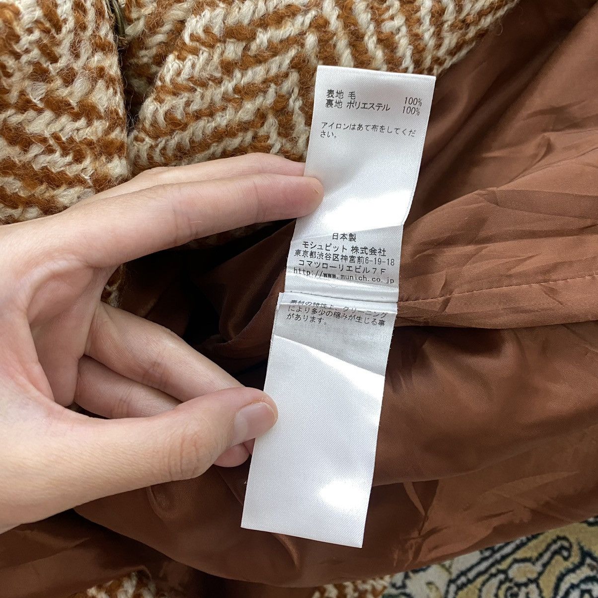 Japanese Brand MUNICH Japanese Brand Multi Color Wool Parka Jacket Size S / US 4 / IT 40 - 7 Thumbnail
