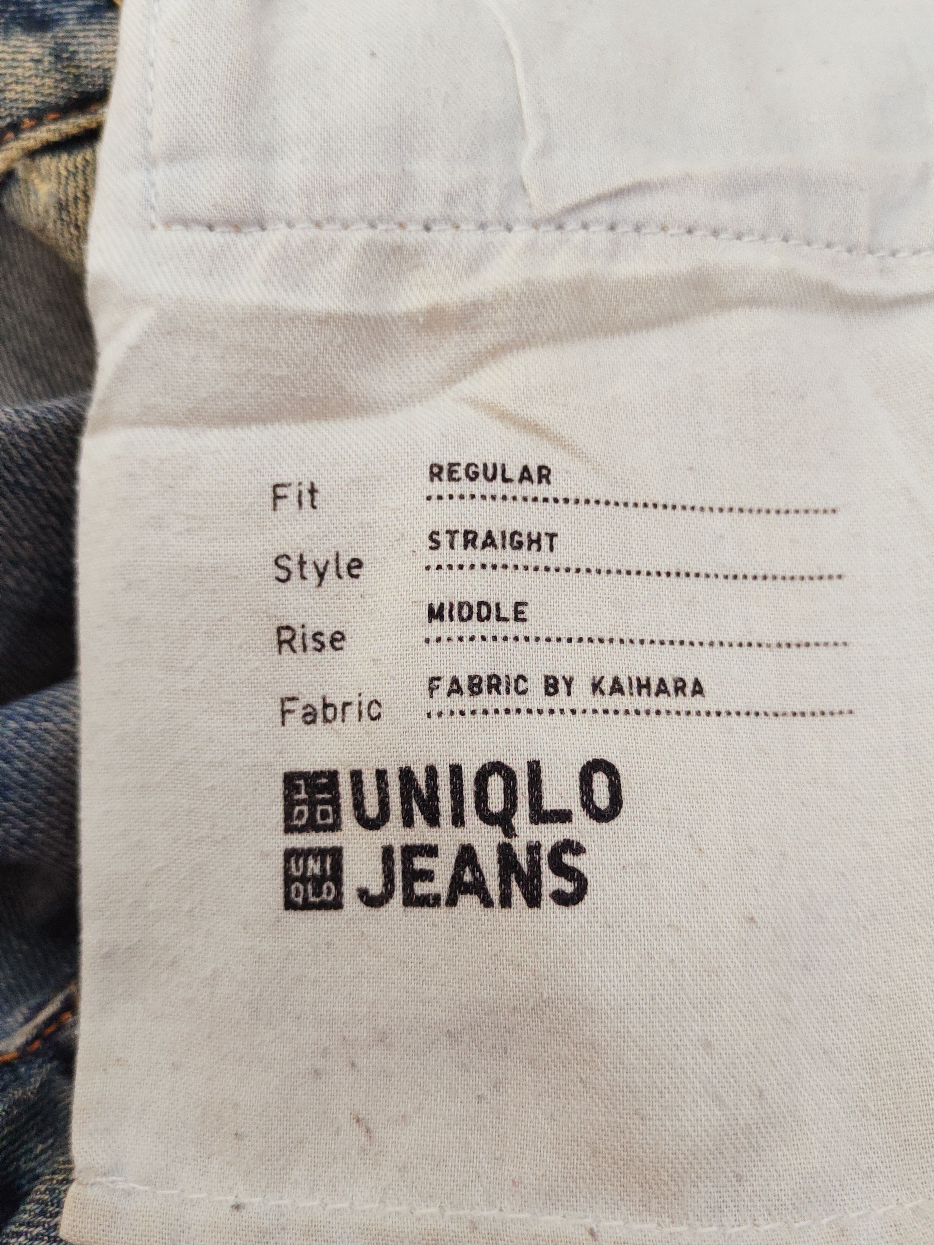 Japanese Brand Uniqlo fabric by kaihara Faded Distressed Ripped Jeans #W942 Size US 32 / EU 48 - 12 Thumbnail