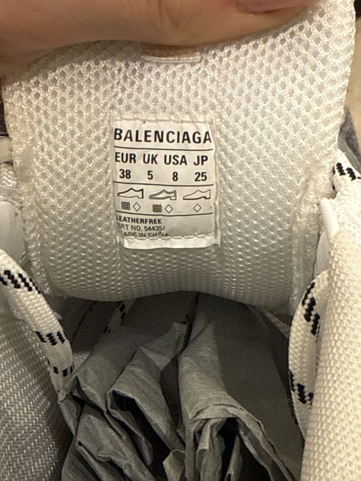 Balenciaga Women’s Balenciaga Triple S Clear Sole Sneaker White Size US 8 / IT 38 - 1 Thumbnail